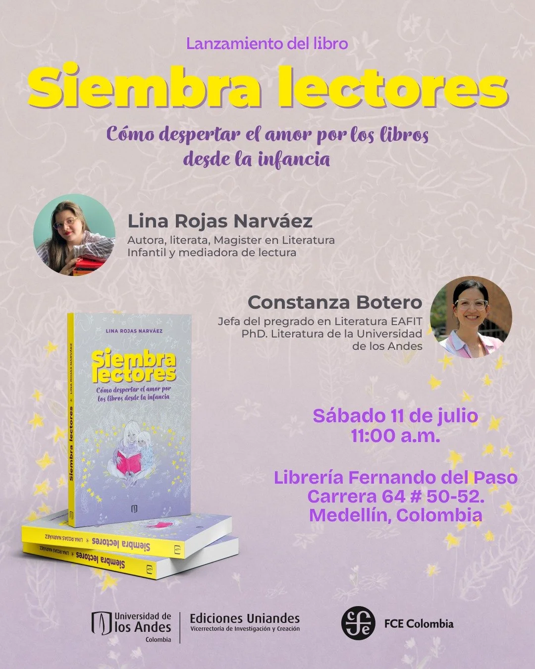 Presentación del libro Siembra Lectores - Librería Fernando del Paso, Medellín. Julio 2026