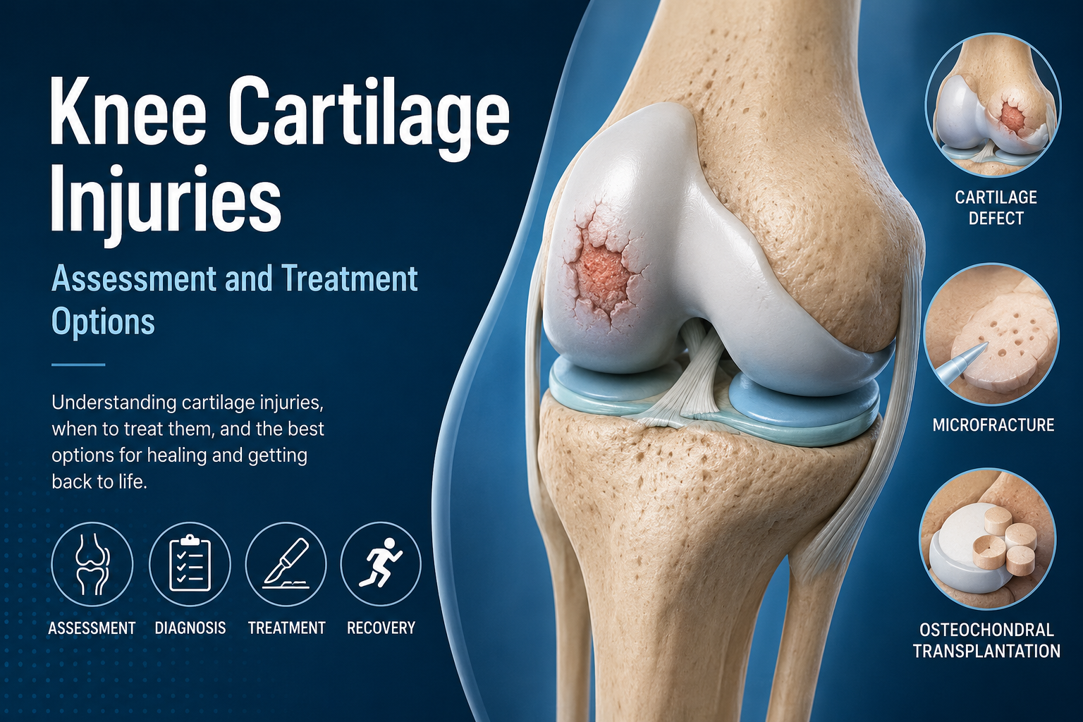 Knee Cartilage Damage and Restoration