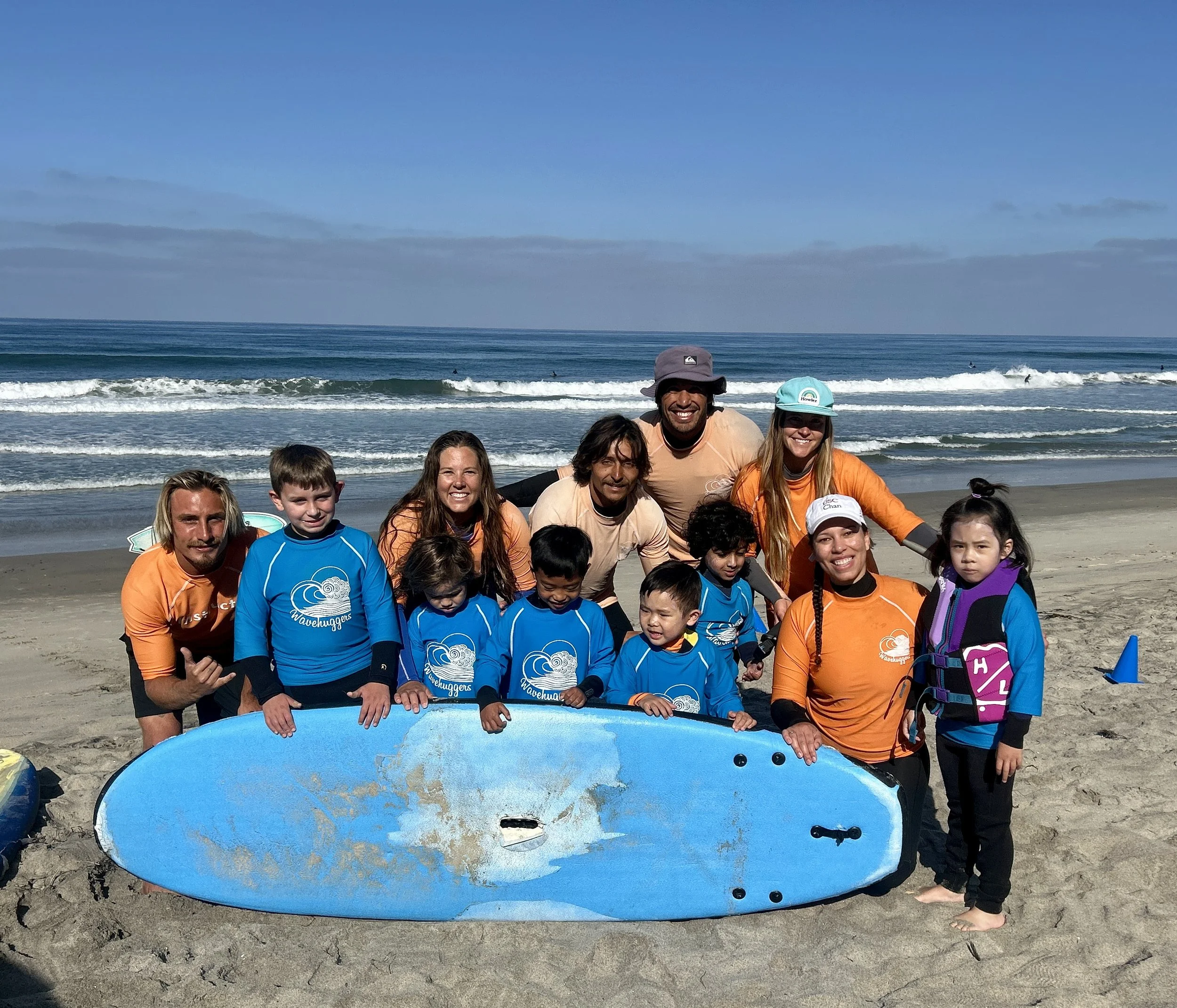 surf camp, neurodiverse surf, kids surf camp, special needs surf camp