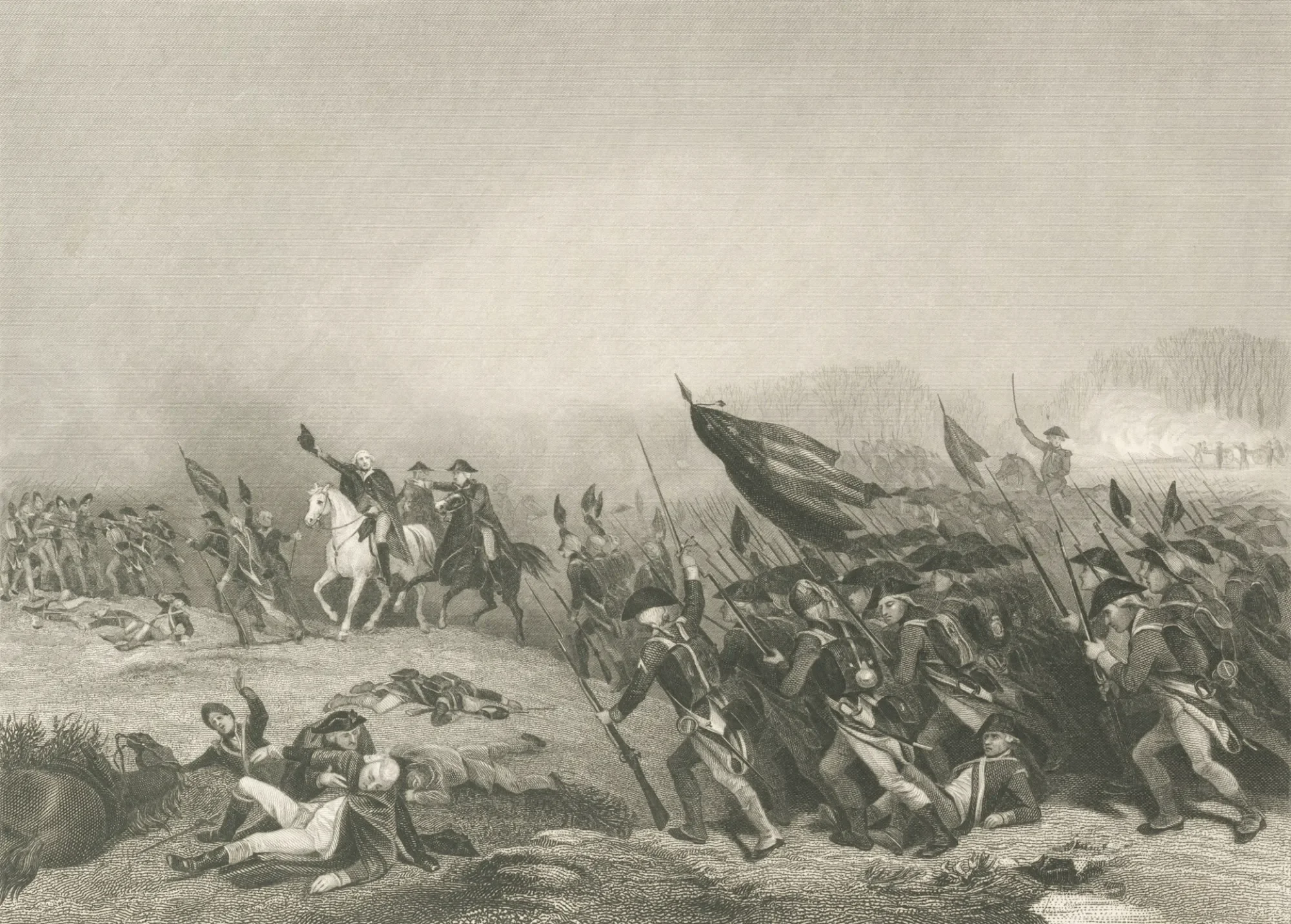 Battle of Princeton, from The New York Public Library print collection