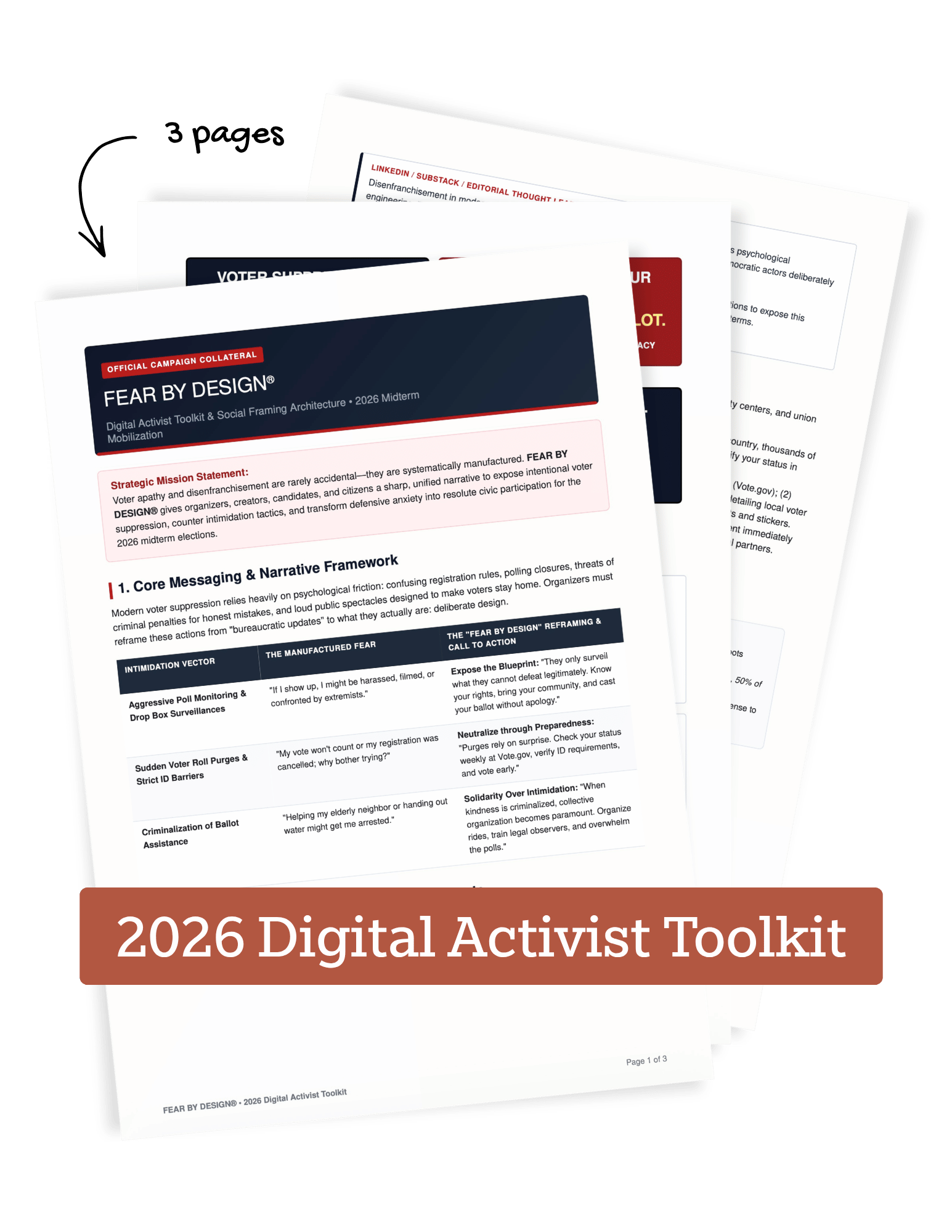 mockup of the PDF freebie