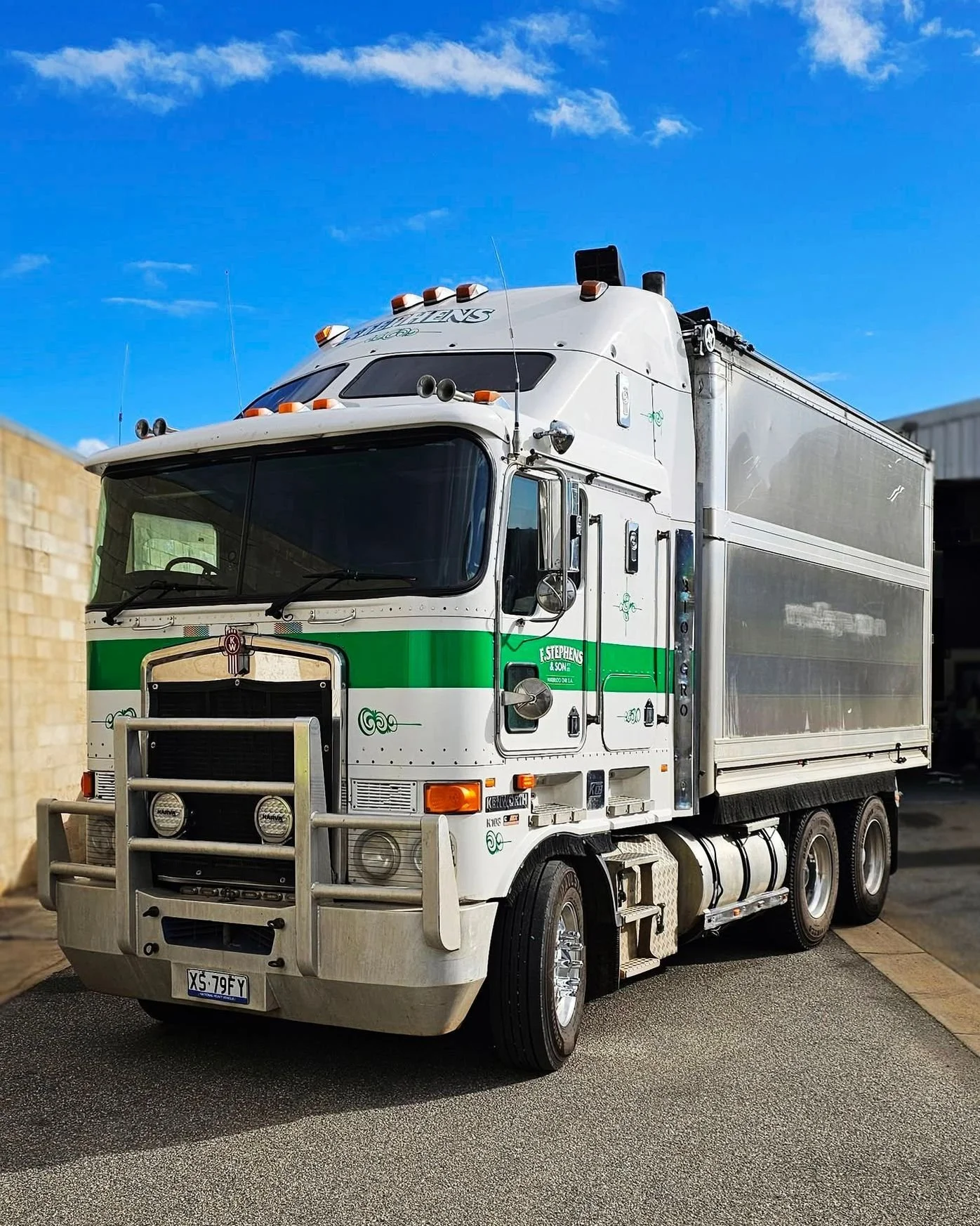 F S &amp; S &bull; Simple bold Truck livery for F. Stephens &amp; Sons #haynessigns