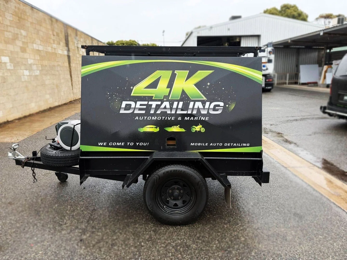 4 K  D E T A I L I N G &bull; Branded. Wrapped. Road-ready. Every detail counts! #haynessigns