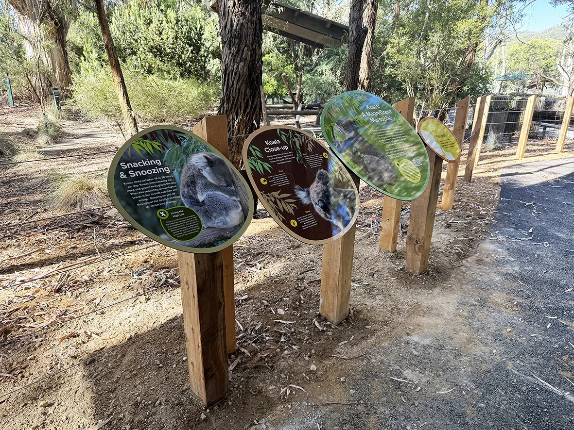 Custom built informative signage