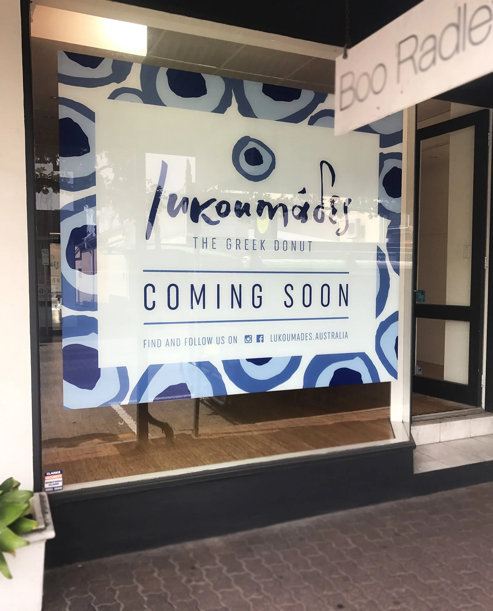 Temporary 'Coming Soon' decal