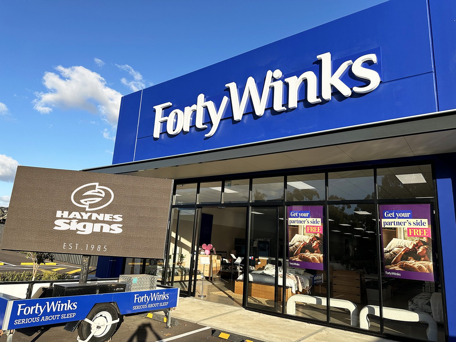 Acrylic illuminated signage