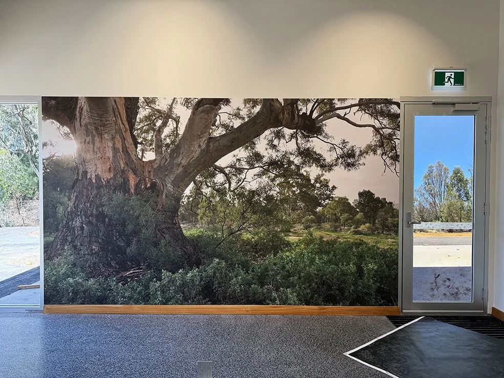 Digital print wall graphic