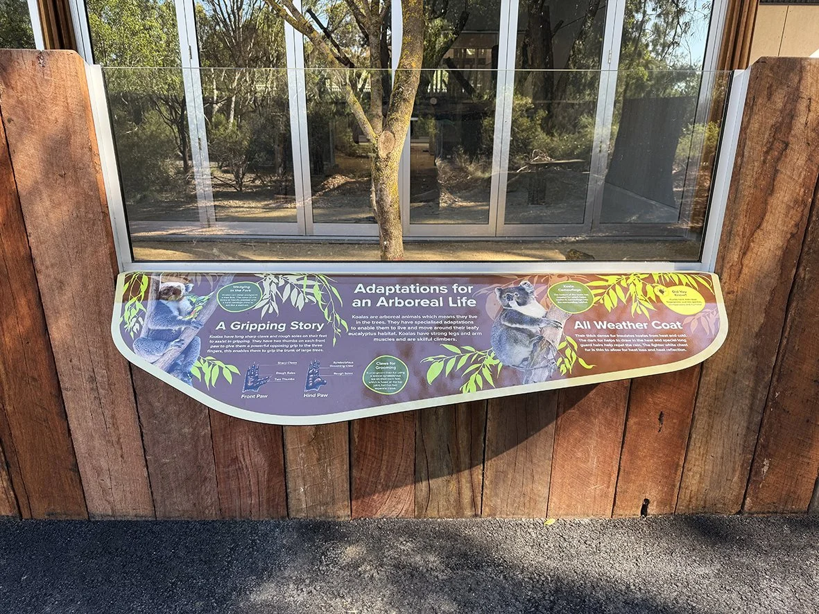 Custom fabrication informative signage