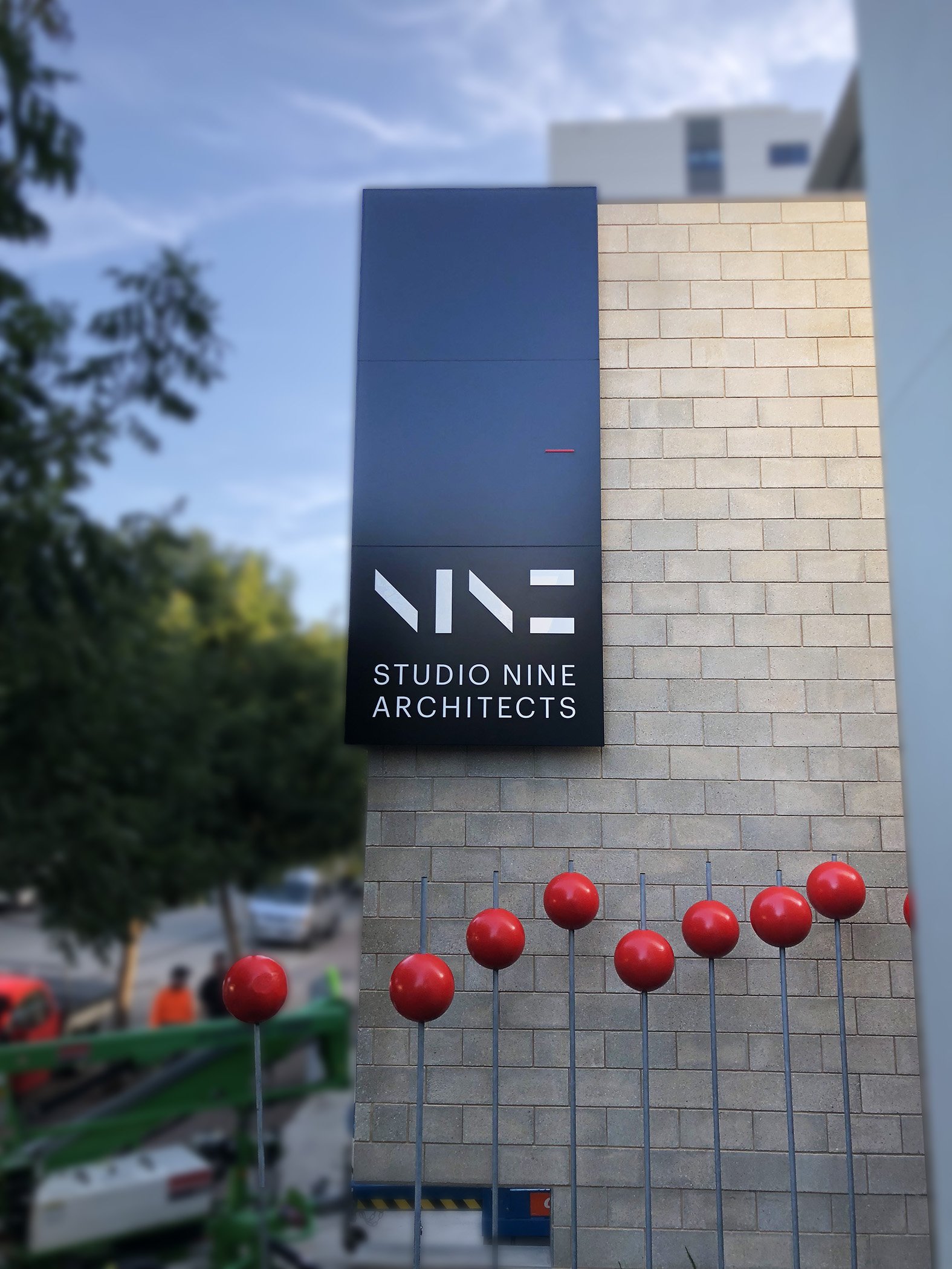Aluminium Composite Panel, with cut out letter lightbox