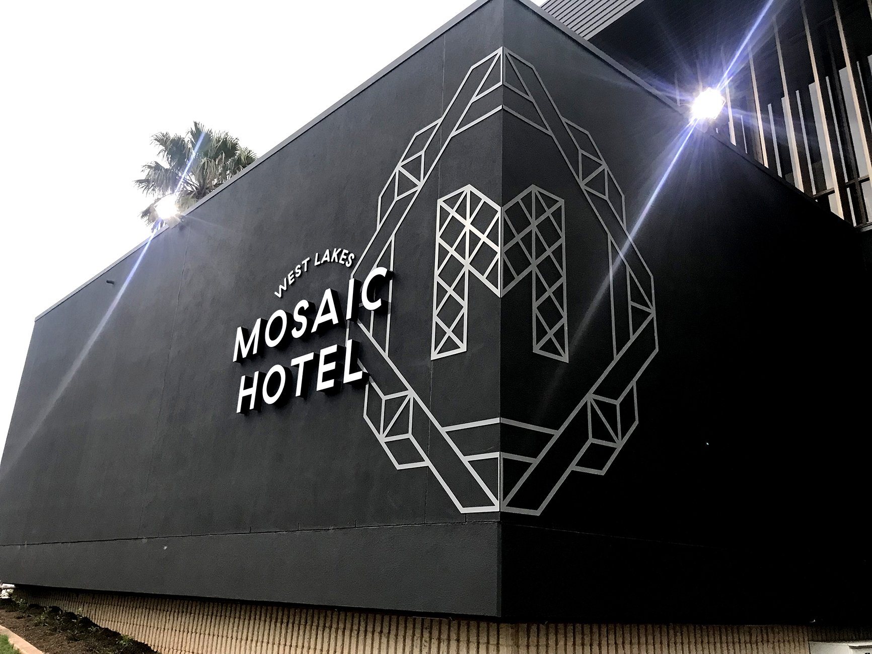 Router cut illuminated letters & logo 