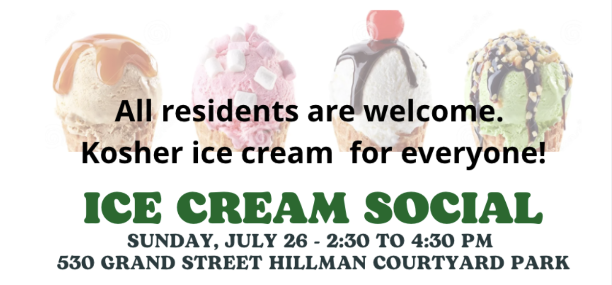 Ice Cream Social for Residents