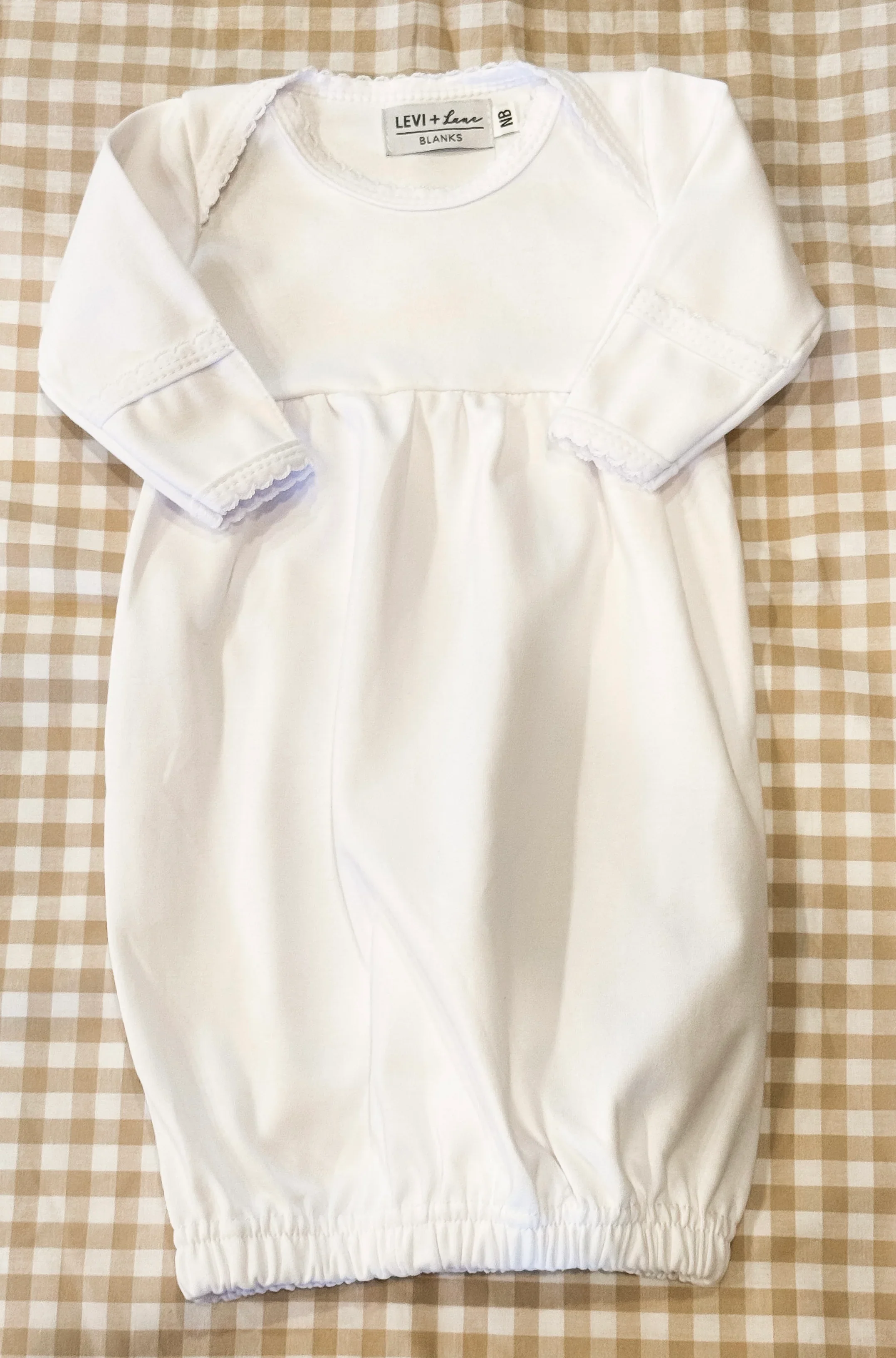 Picot Trim Gown
