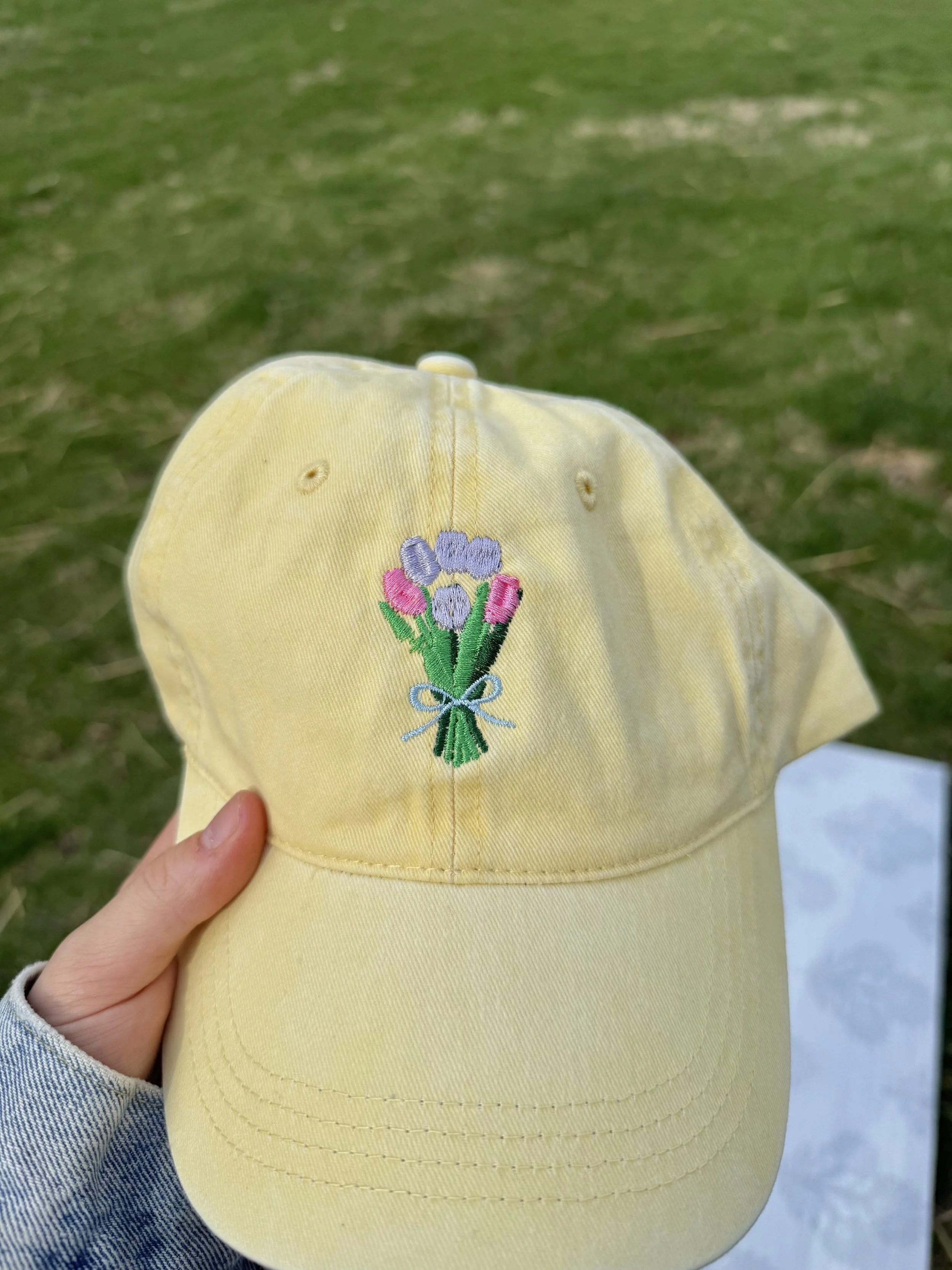 Tulip Embroidered Hat