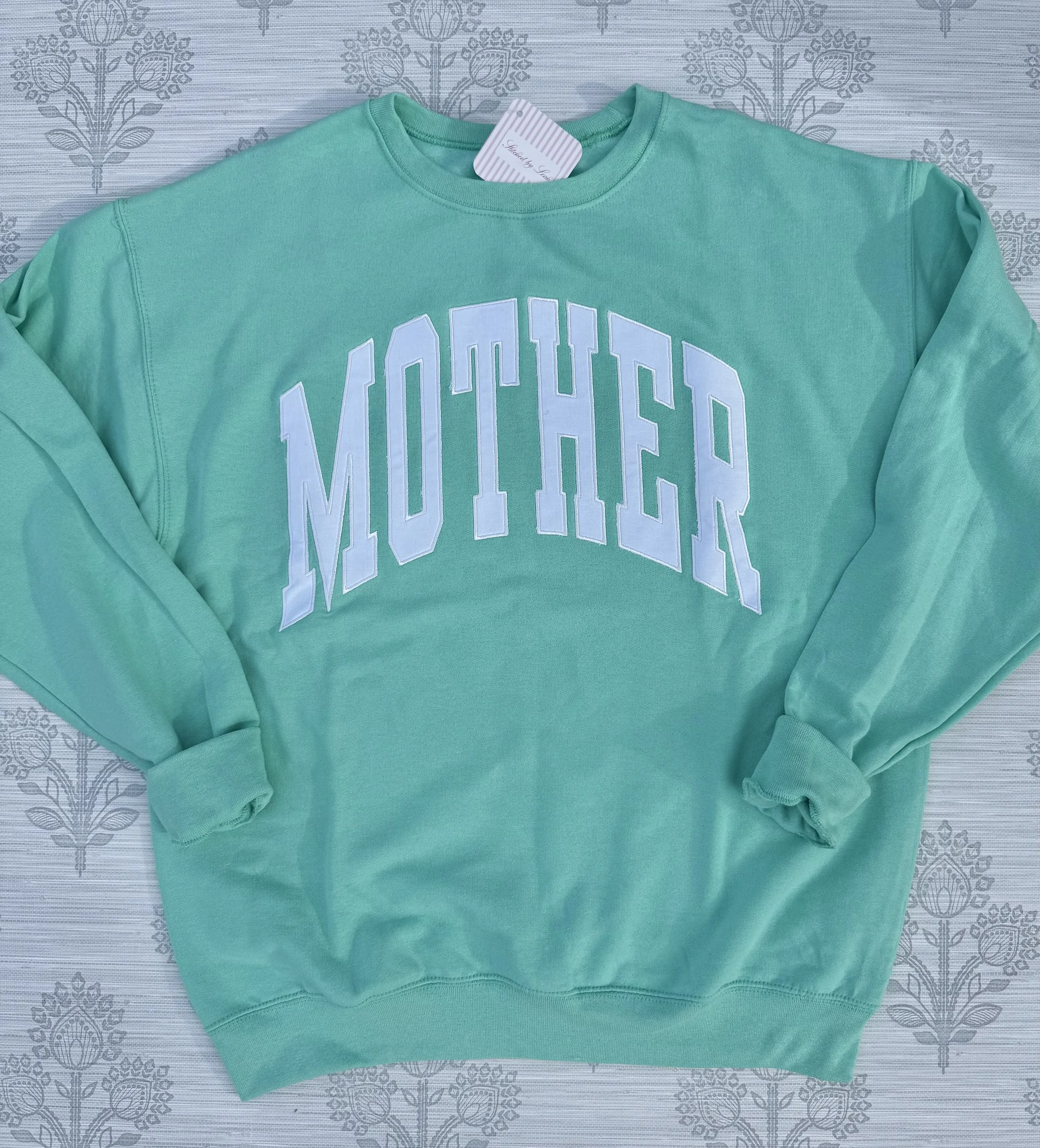 Mother Appliqué Crew