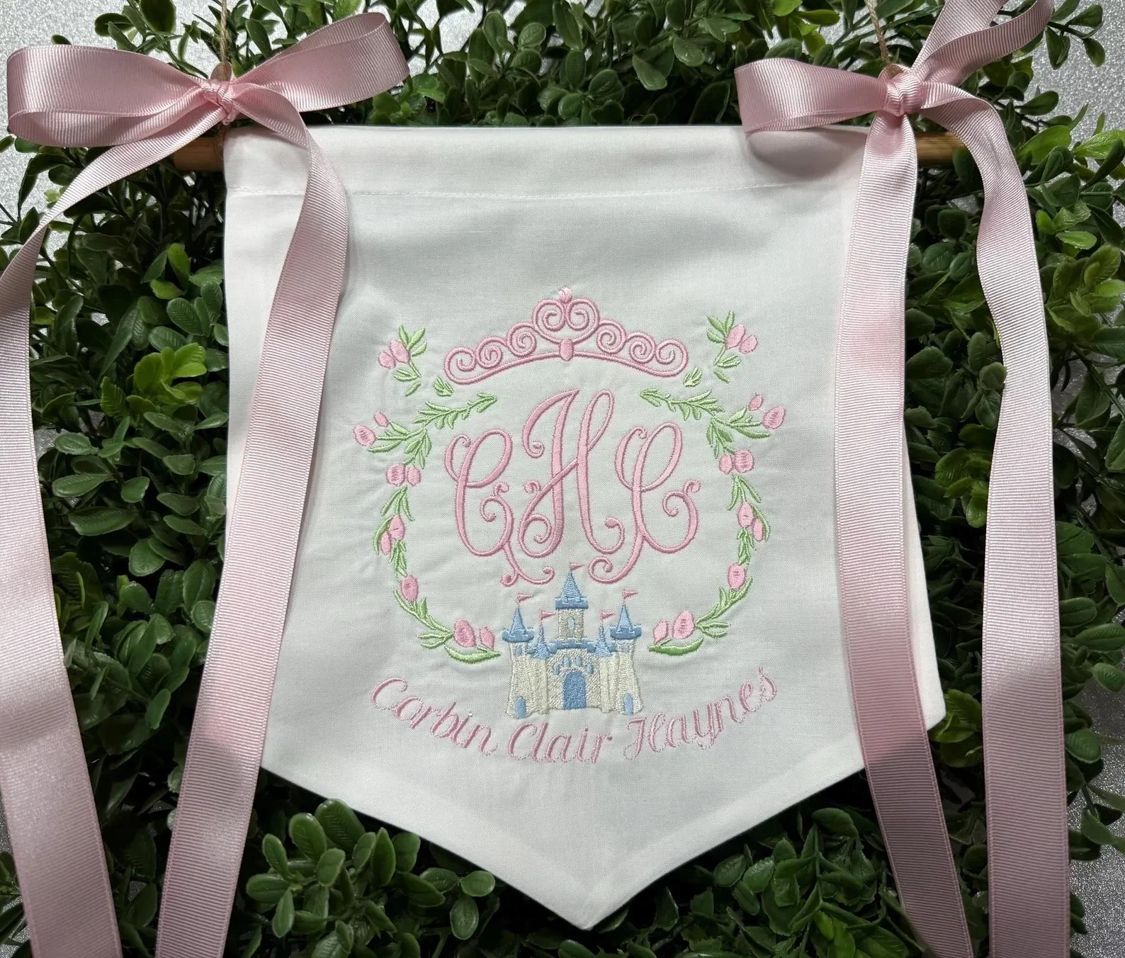 Cotton Canvas Baby Banner