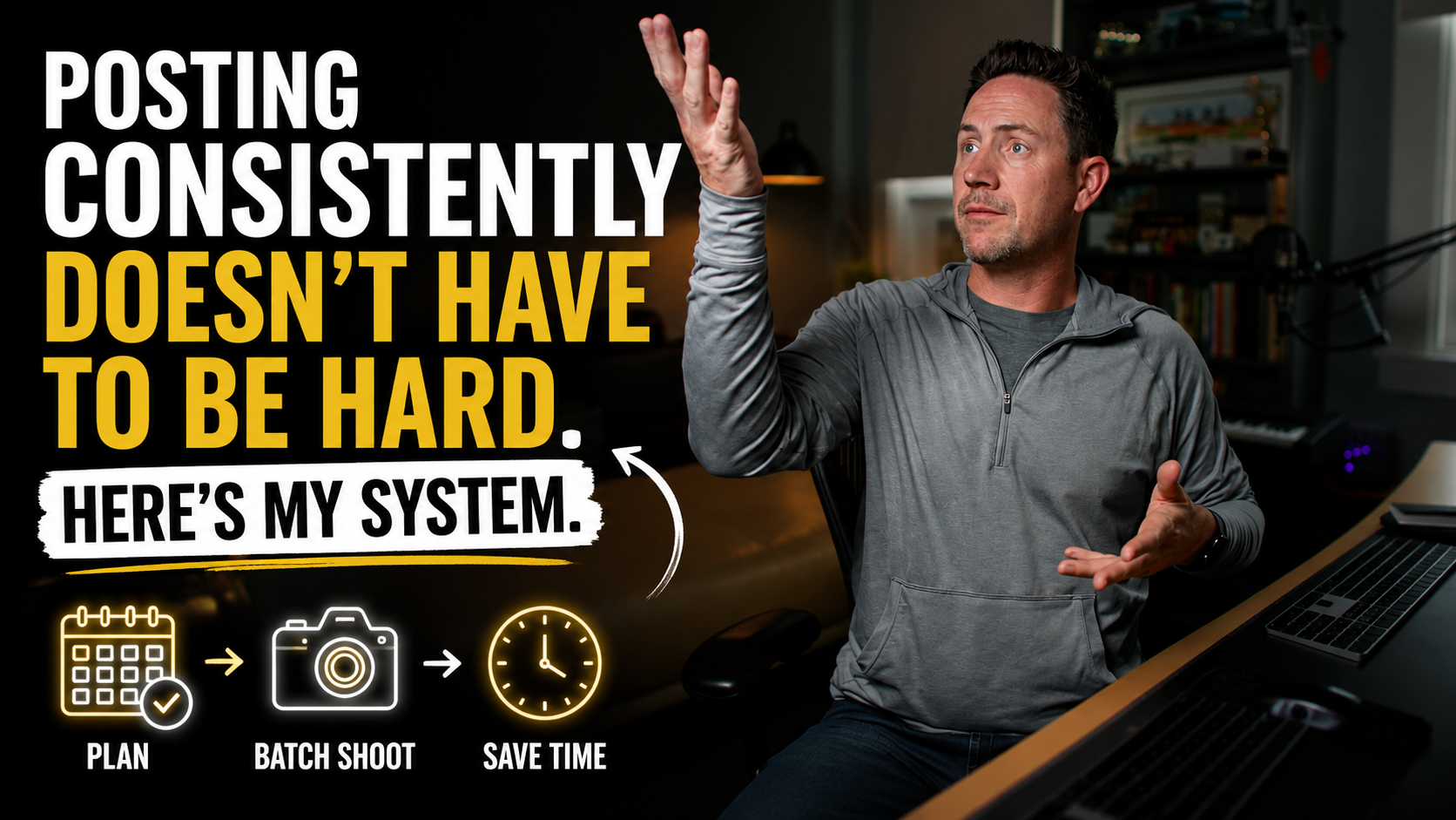 Posting Marketing Videos Consistently Doesn't Have to Be Hard. Here's My System.
