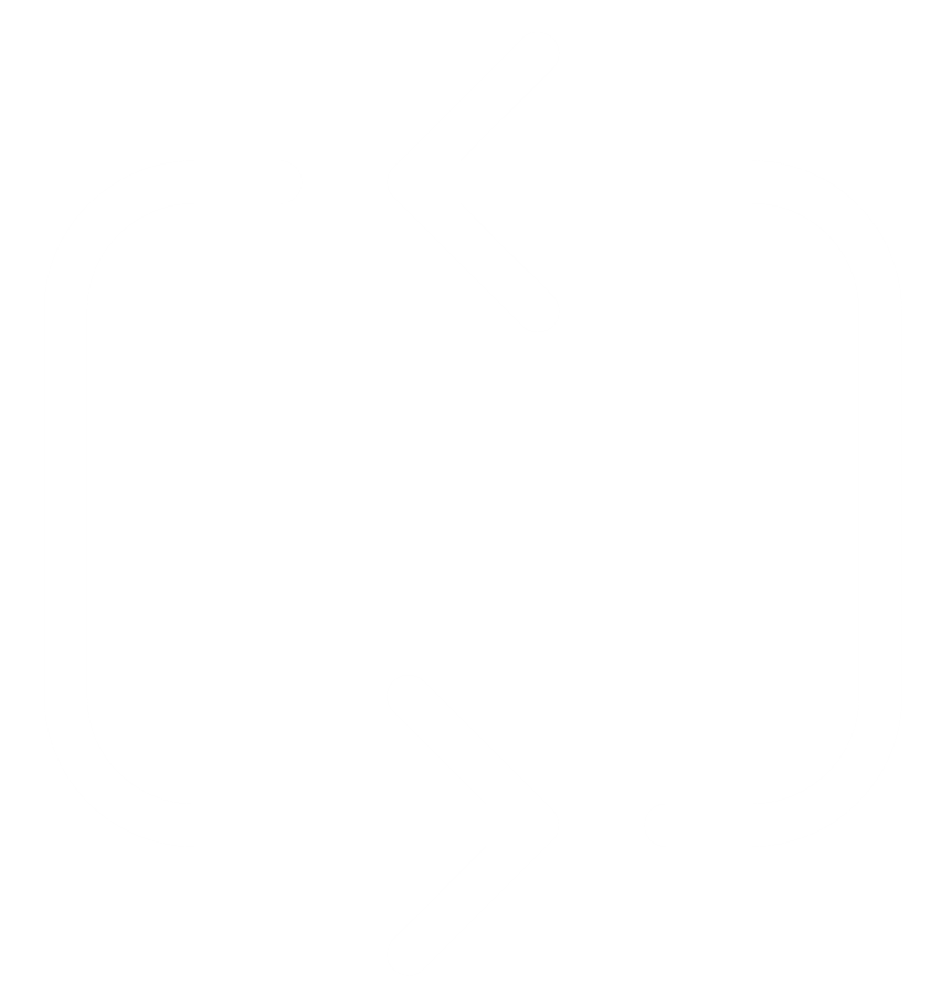Two white arrows in a square forming a refresh or reload icon on a black background.