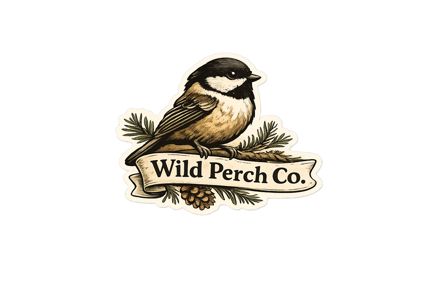 Chickadee Sticker - Bird Collection Vol. 1