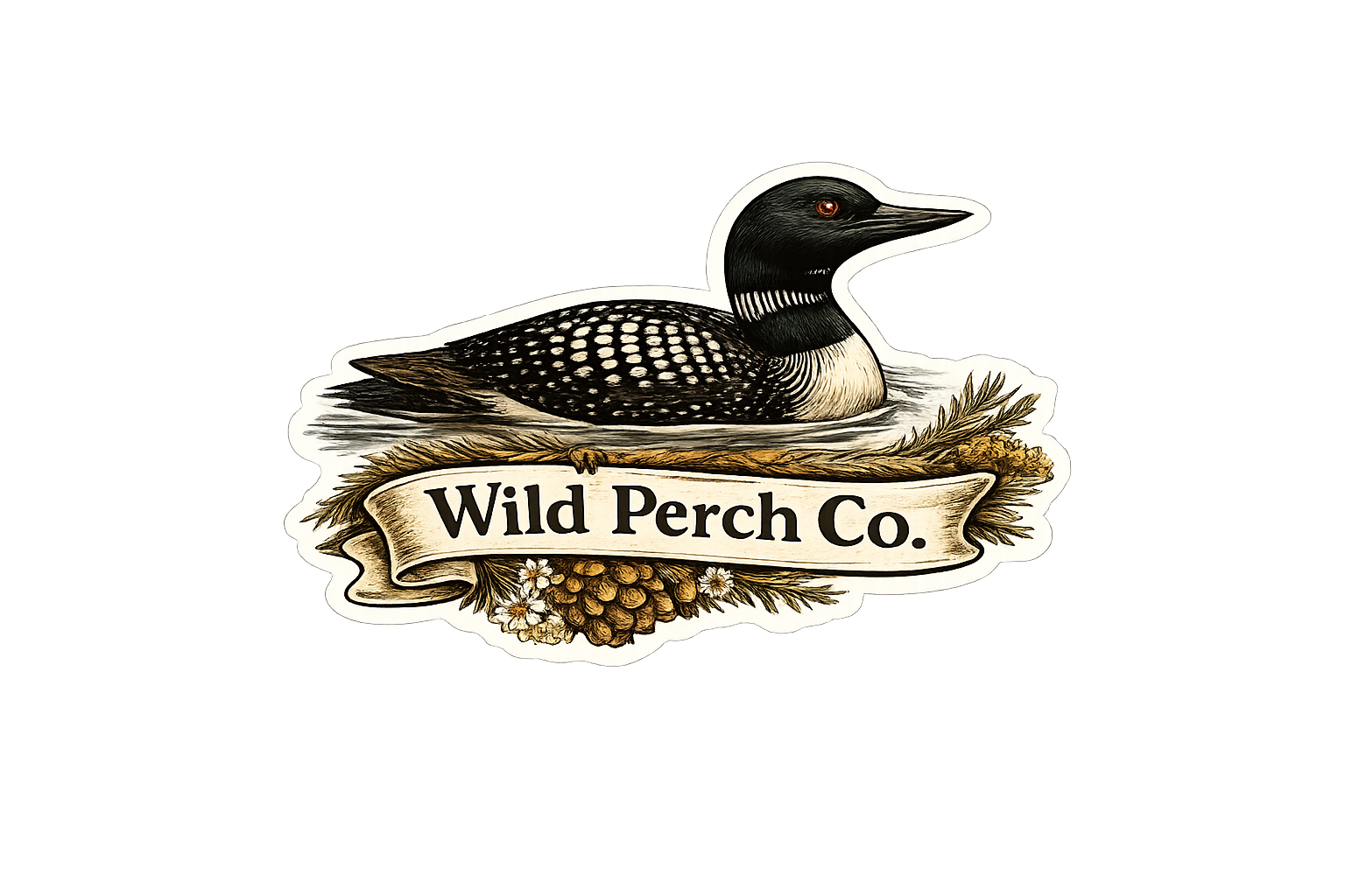 Loon Sticker - Bird Collection Vol. 1