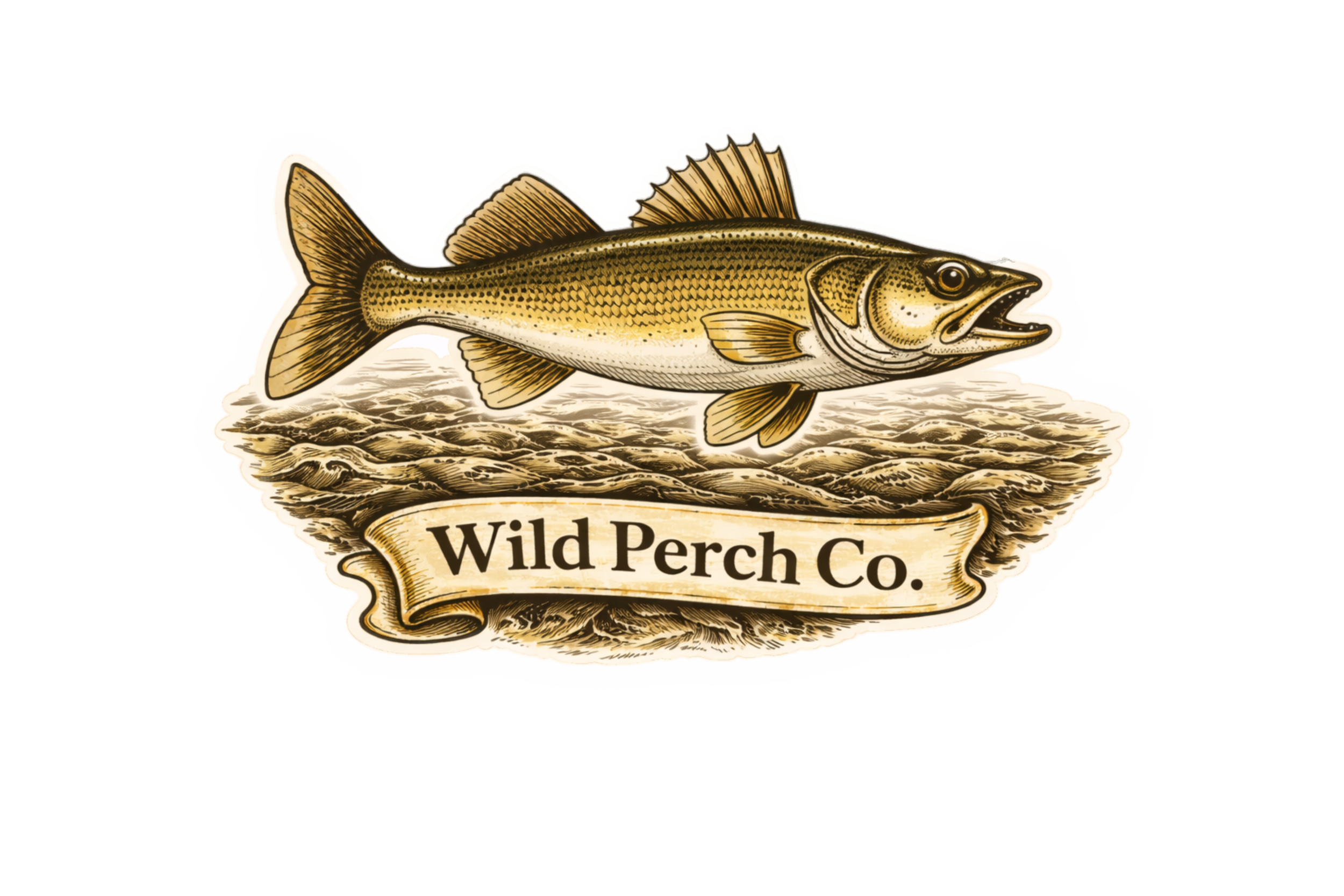 Walleye Sticker - Fish Collection Vol. 1