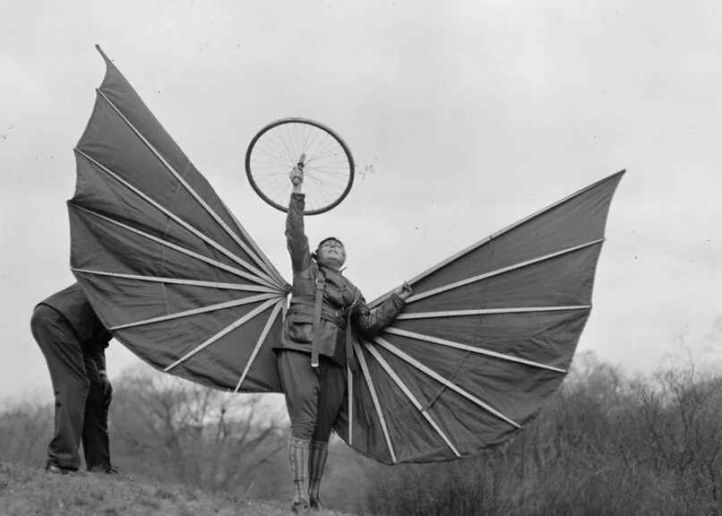 Helene Alberti preparing for lift-off