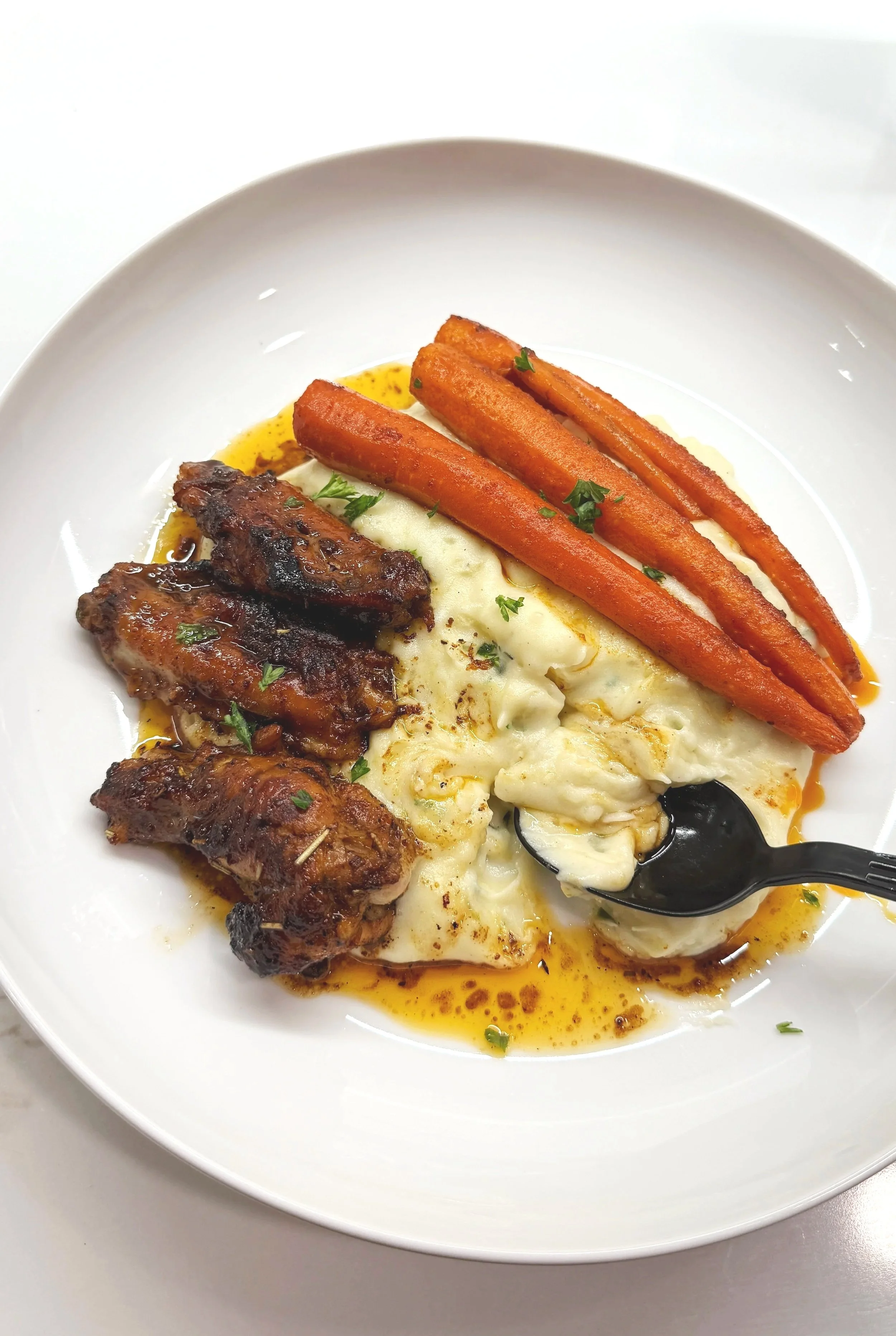 Goat Cheese Mashed Potatoes (Garlic Herb Infused)