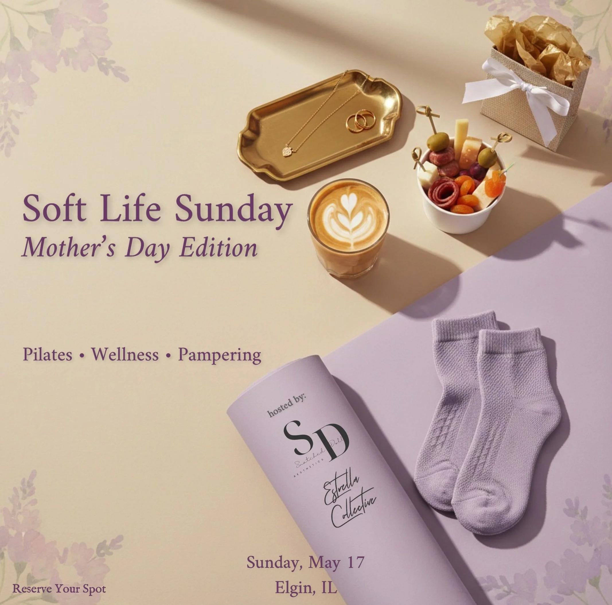 Soft Life Sunday: Mother&rsquo;s Day Edition 💜

Join me for a curated Pilates + wellness experience in collaboration with @snatched.doll.aesthetics as we celebrate their grand opening 🎊

This special Mother&rsquo;s Day edition is designed for you t