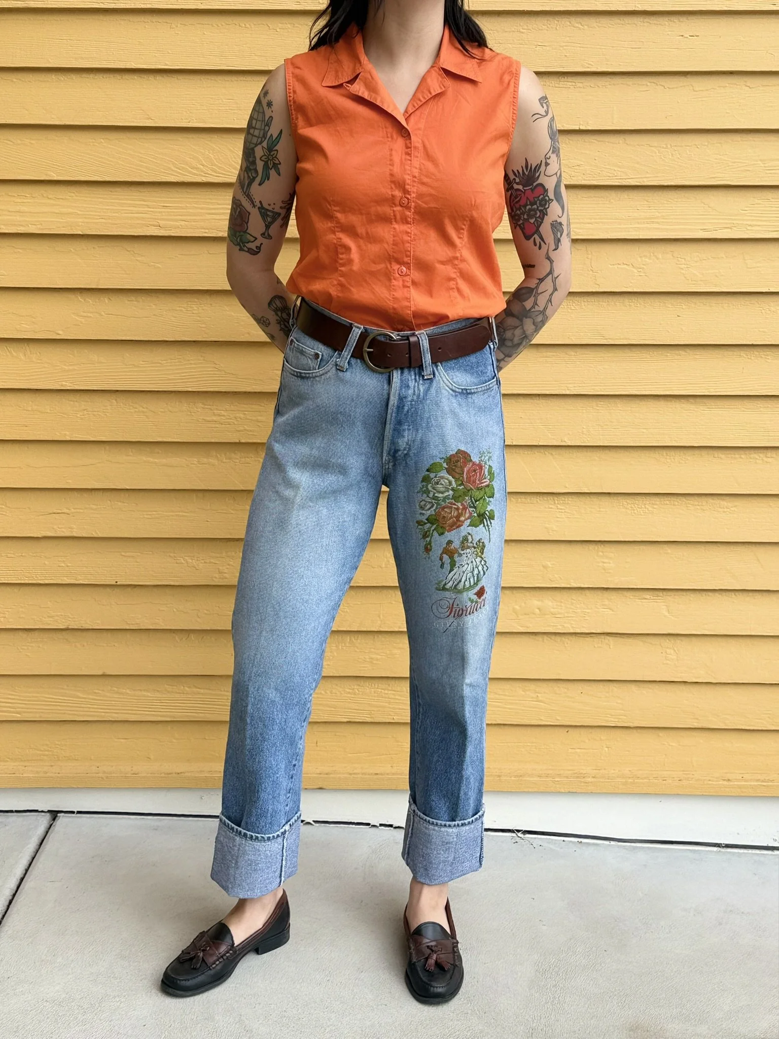 Vintage Gypsy Jeans in Light Wash by Fiorucci