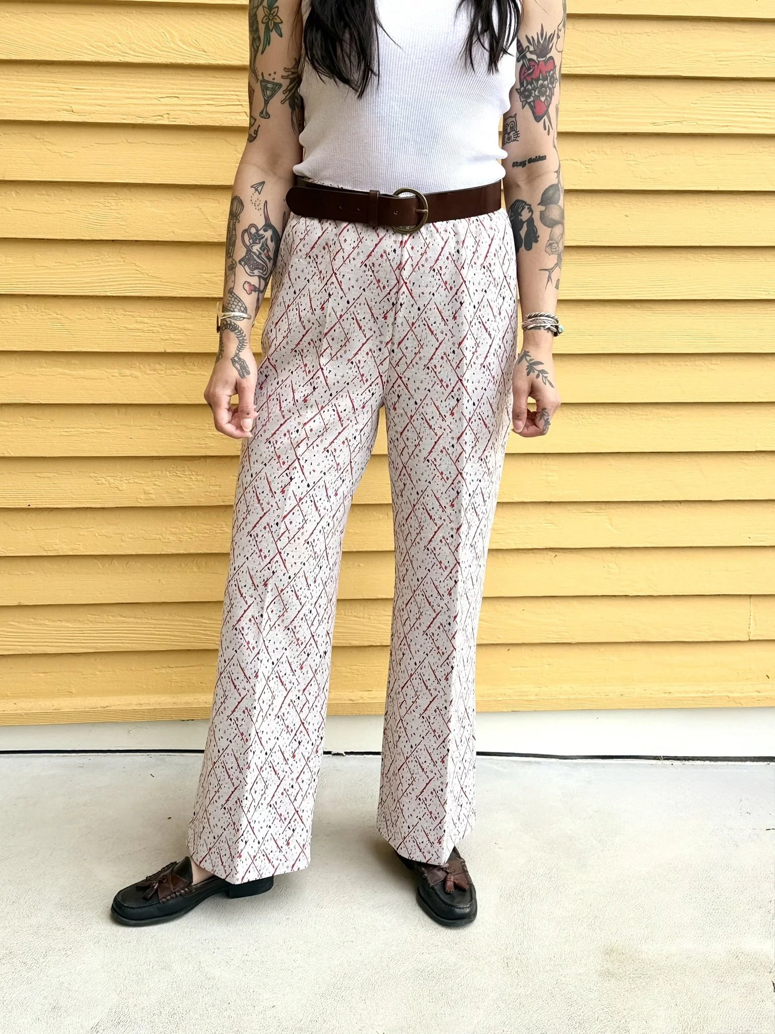 Vintage Mod Funfetti Trousers