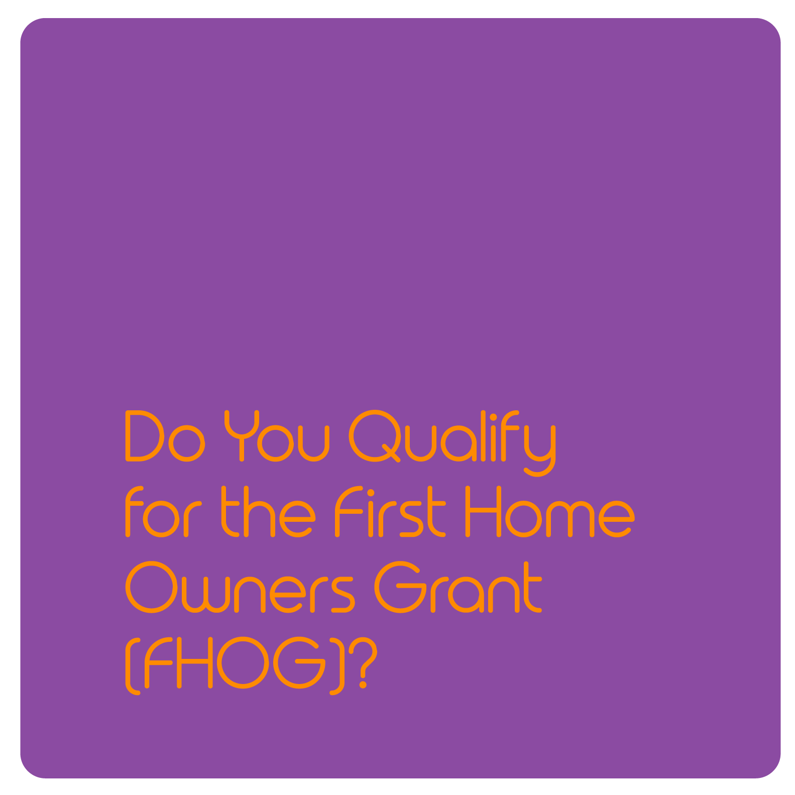       
  
     Do You Qualify for the  ‘First Home Owners Grant’  (FHOG)?   The $10,000&nbsp; First Home Owners Grant (FHOG) &nbsp;is available to eligible purchasers when they buy or build their first new home. The grant is boosted to $20,000 for el