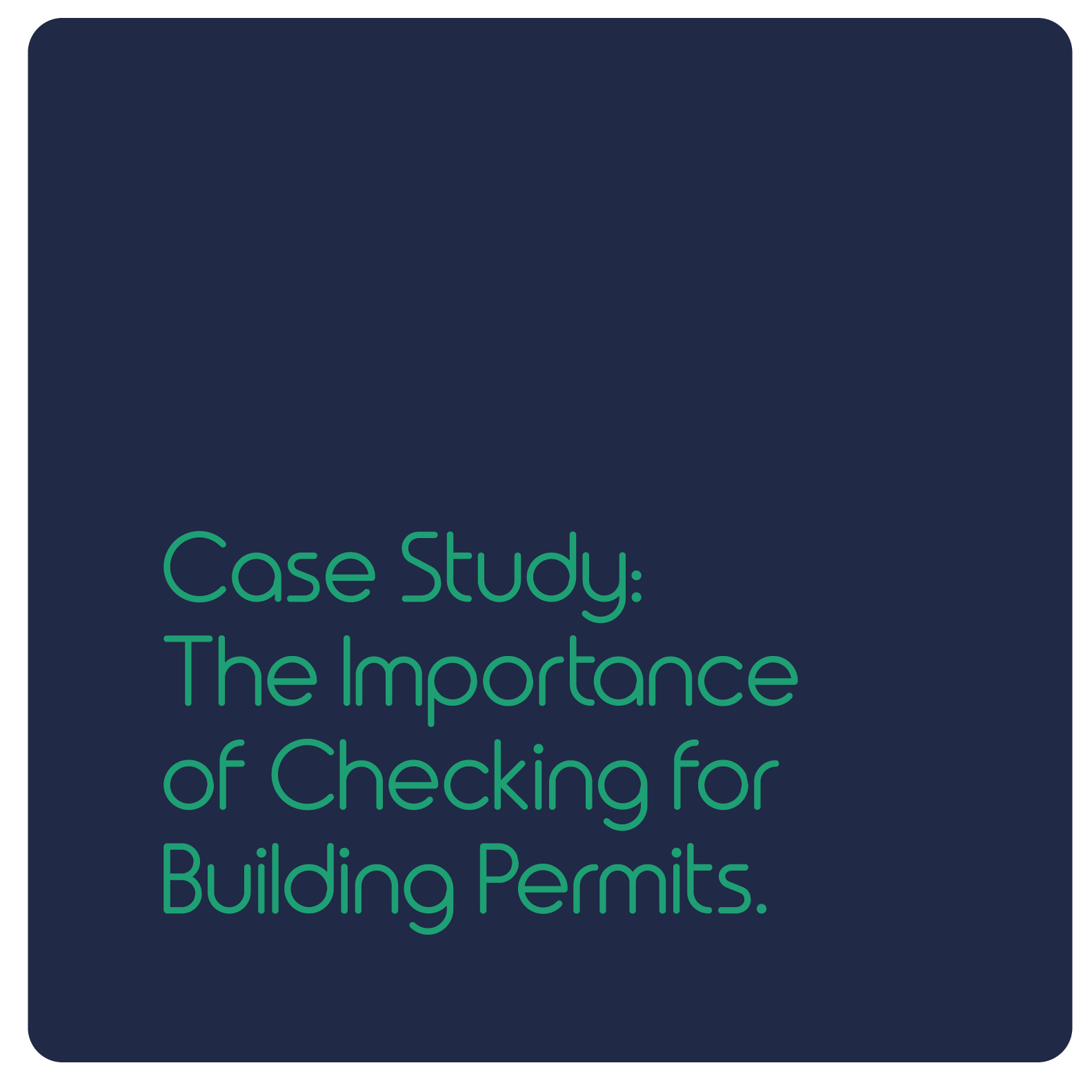       
  
     Case Study: The Importance Of Checking For Building Permits   You might remember seeing a news article in September 2018 about a Melbourne man who had purchased a home with illegal building works.&nbsp;  Click he    re &nbsp;to read  m