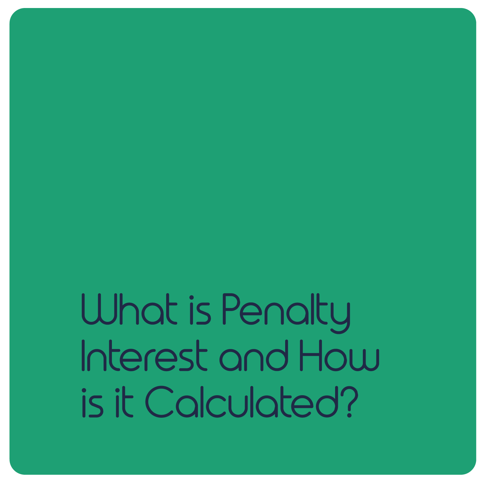       
  
     What is Penalty Interest and How is it Calculated?   If a property fails to settle on time then penalty interest may be payable on the amount owing under the Contract of Sale. We say ‘may be payable’ because it is at the discretion of 