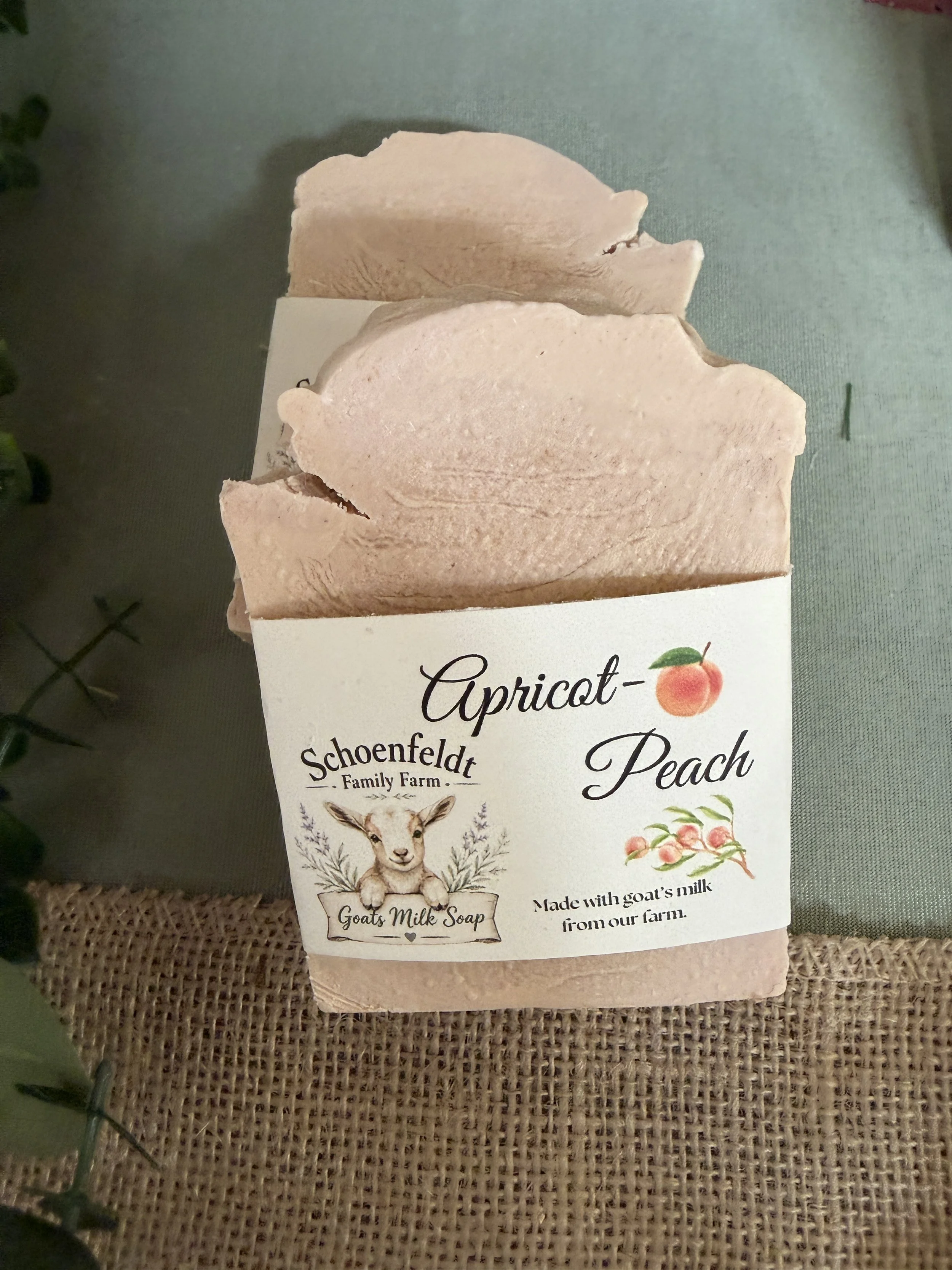 Apricot Peach Bar of Soap