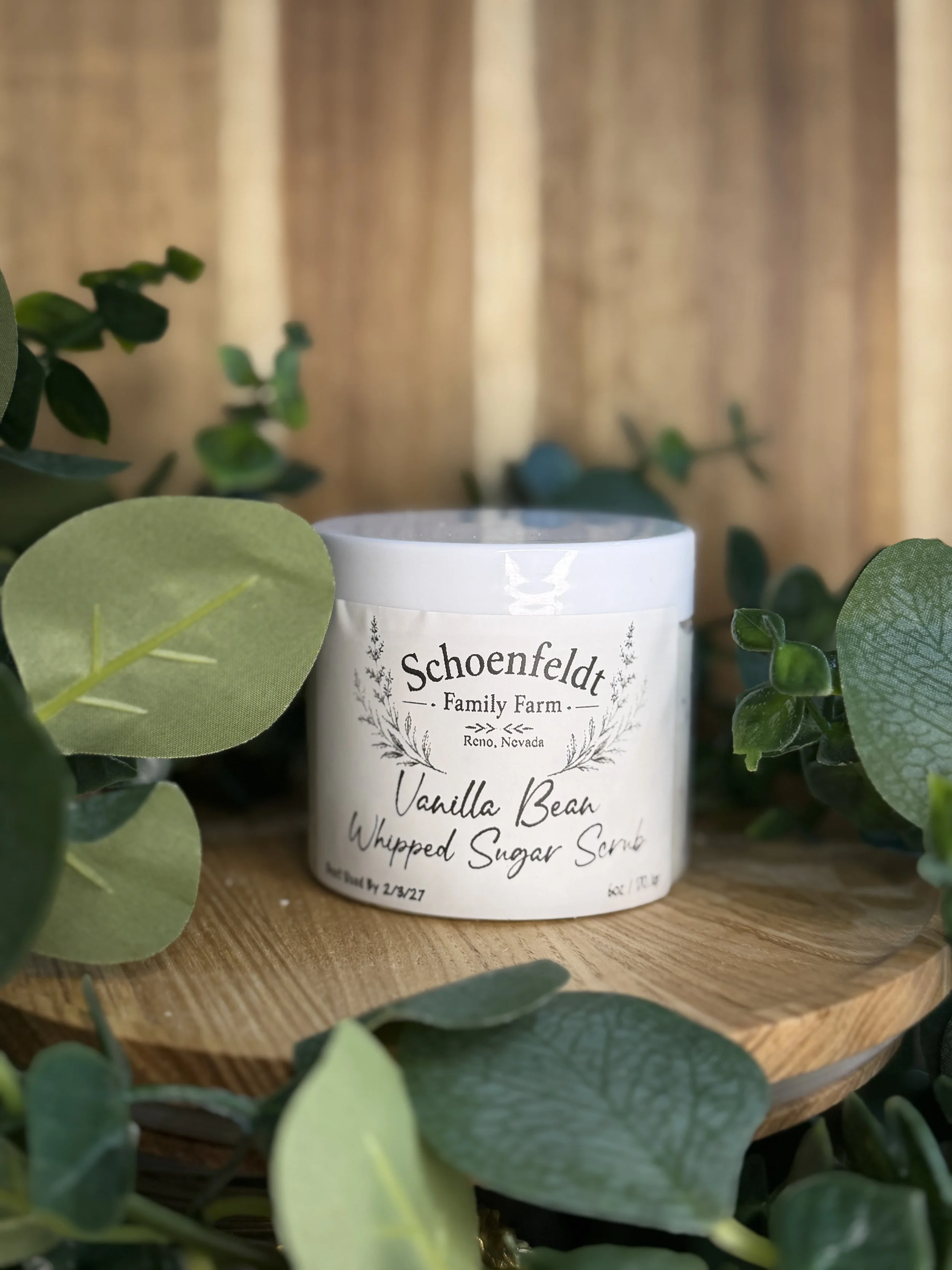 Whipped Vanilla Bean Sugar Scrub