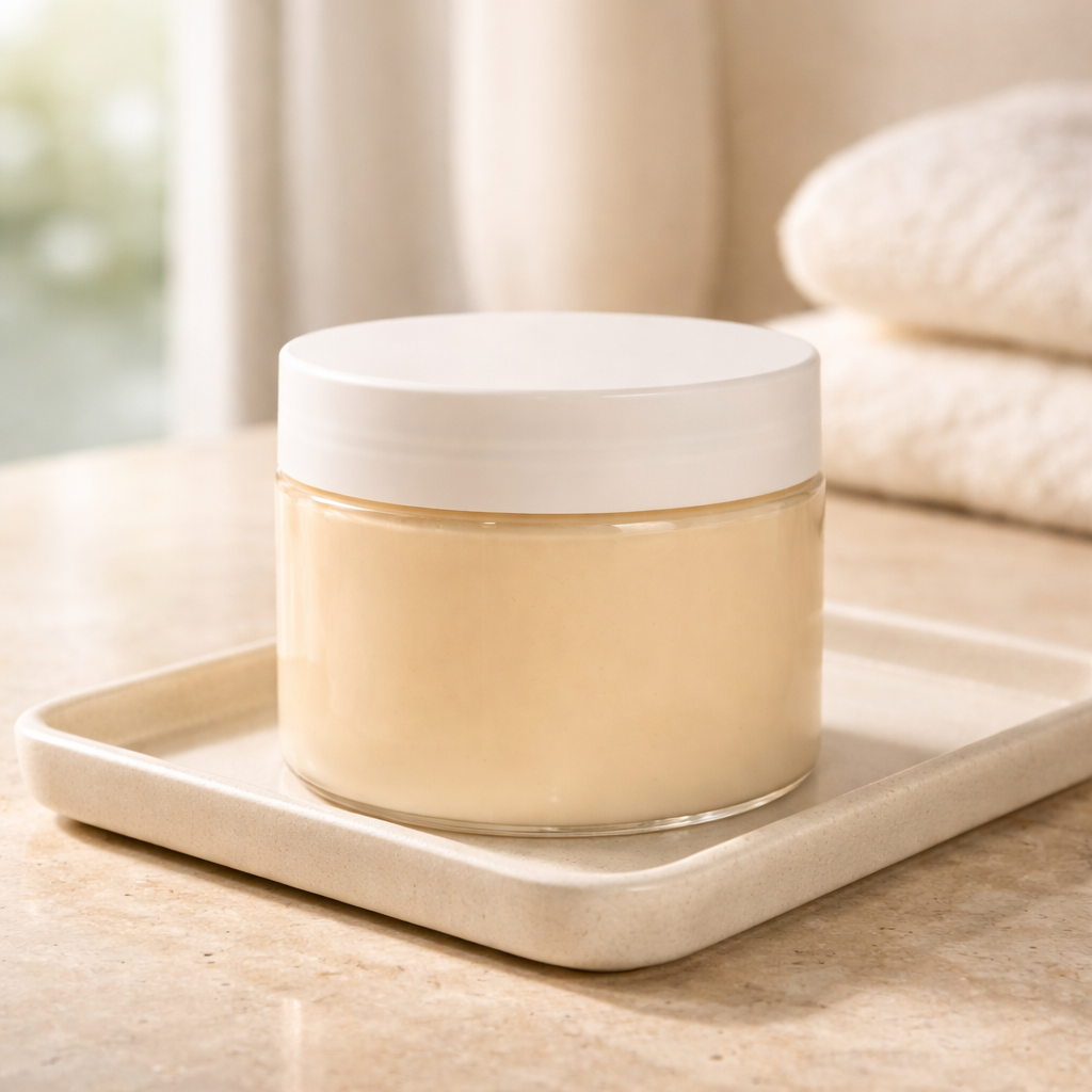 Whipped Vanilla Bean Sugar Scrub