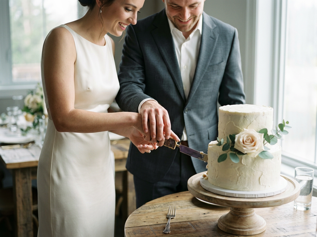 bride and groom cutting cake in style.png