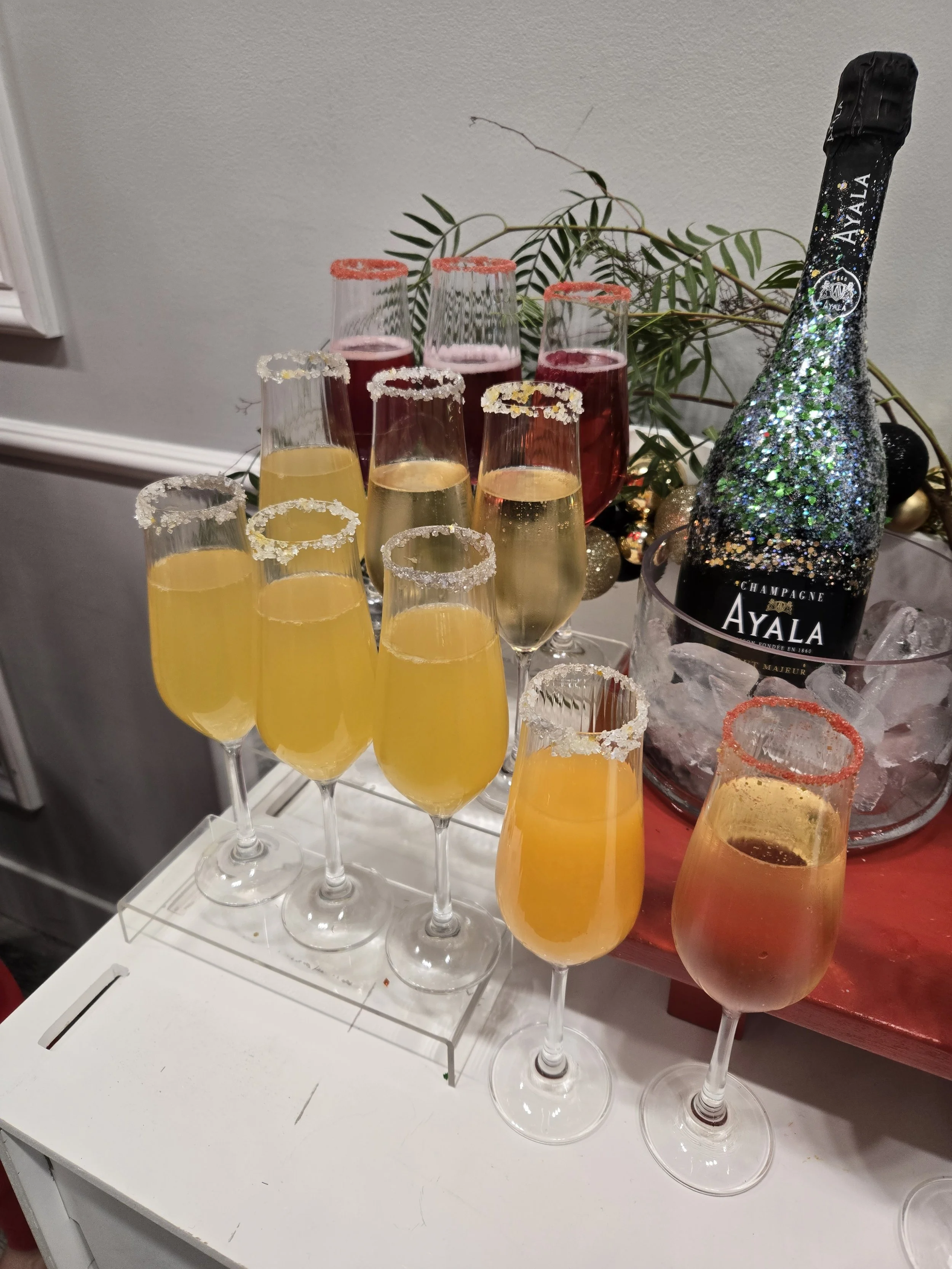 Flutes with Citrus or Berry juice with Champagne.jpg