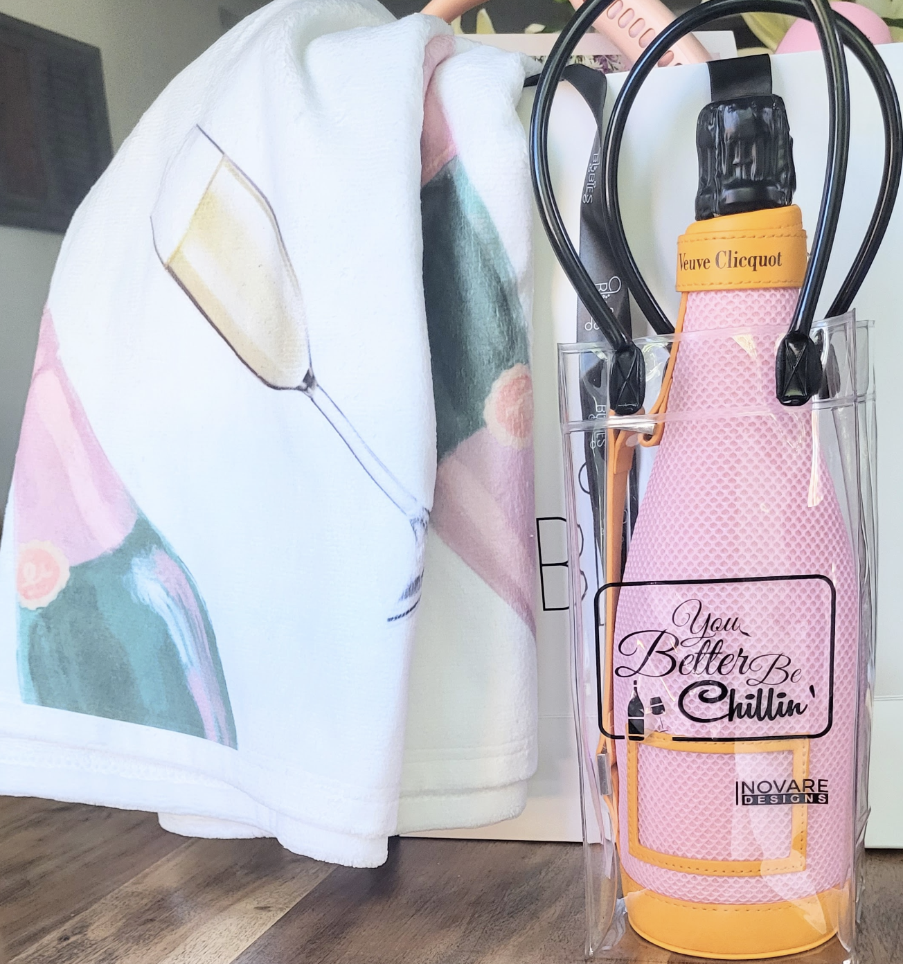 Champagne Chill Beach Kit