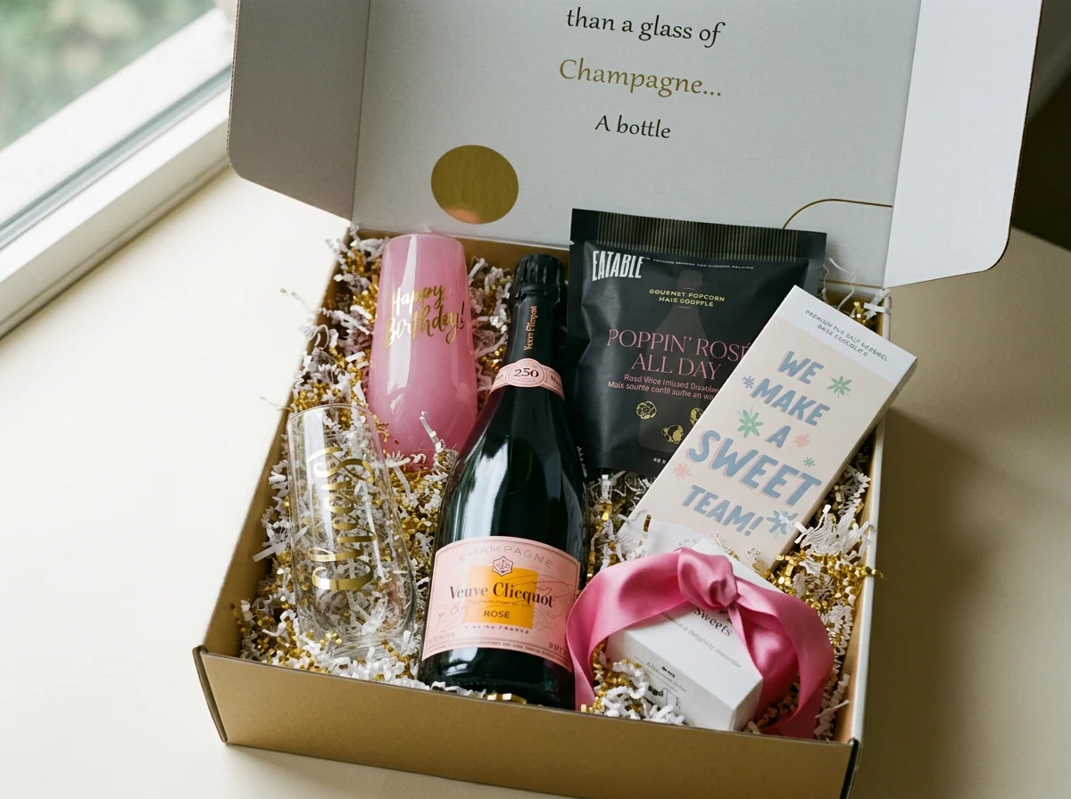 Veuve Clicquot Rosé with two glasses.png