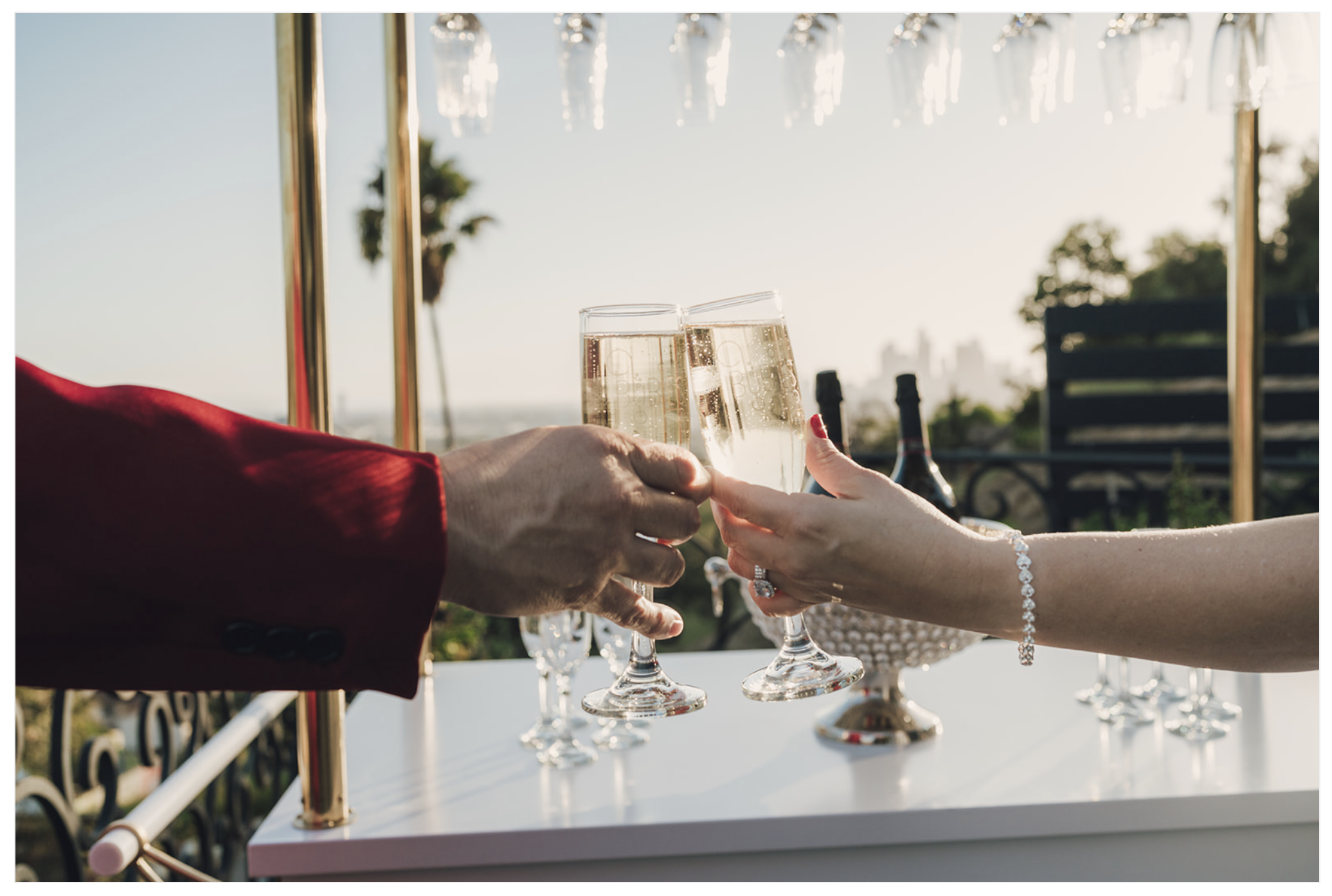 Champagne toast