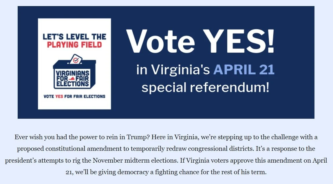 Ever wish you could rein in Trump? Our Vote YES! page provides details about the April 21 referendum and how it can help restore the balance of power in Washington. https://www.bluenelson.org/referendum2026