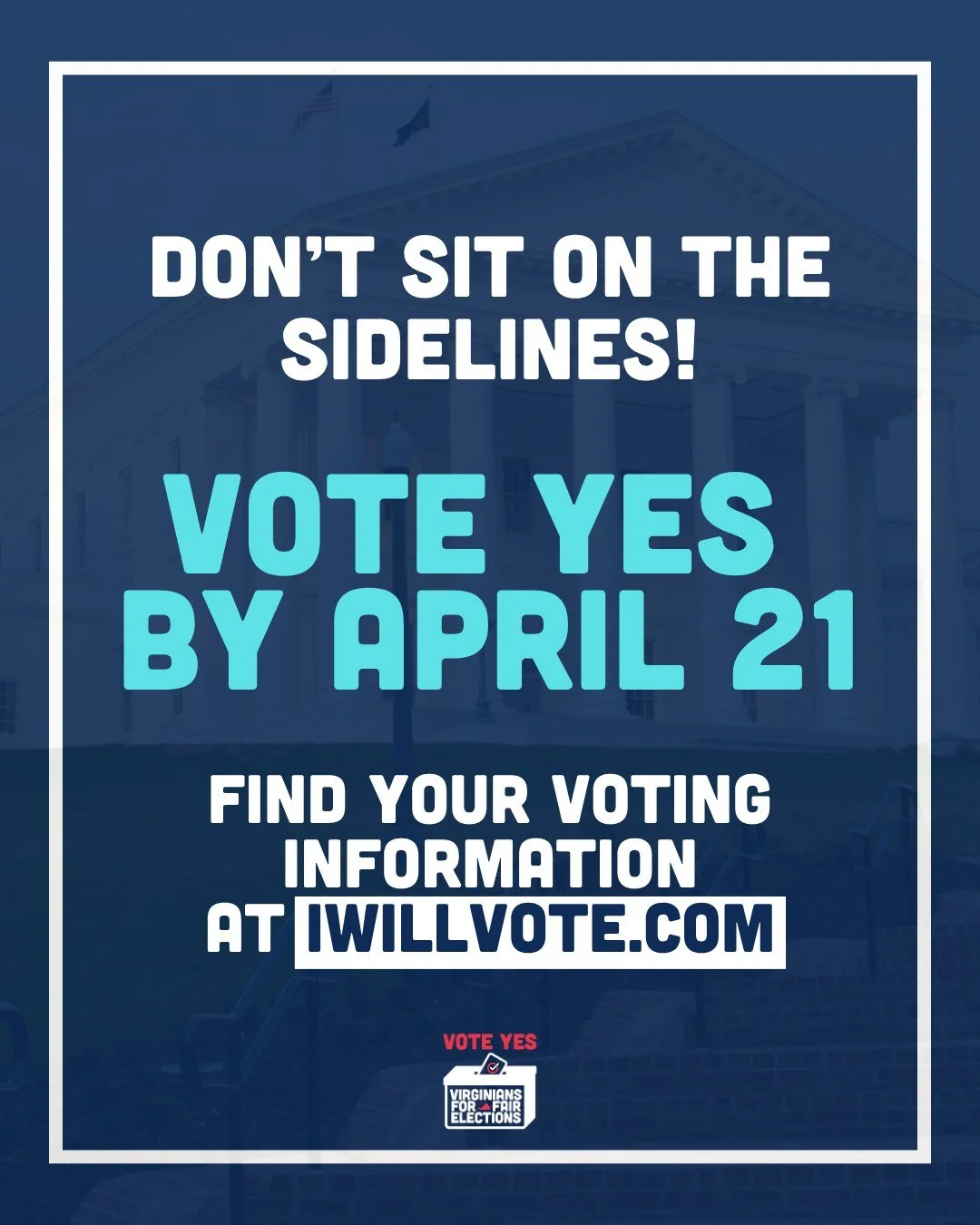 What happens in Congress in the next two years could come down to how you vote next week. A YES vote in Virginia&rsquo;s April 21 redistricting referendum supports fairness in congressional midterms and gives America a fighting chance to stop Trump&r