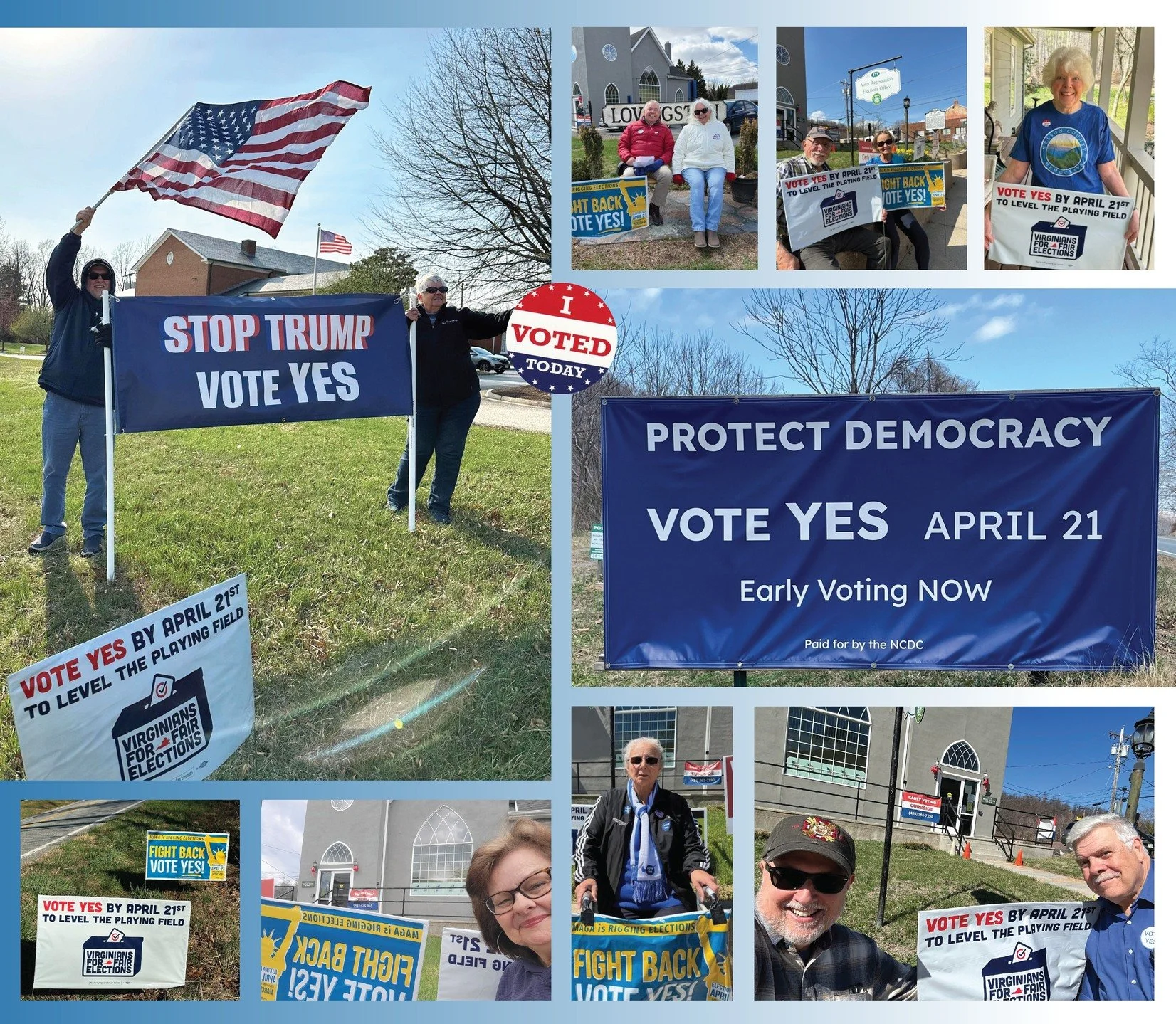 Here in Nelson County, can you tell that we&rsquo;re really taking the &ldquo;YES&rdquo; vote to heart in Virginia&rsquo;s April 21 redistricting referendum? That&rsquo;s because we know voting YES isn&rsquo;t a political statement &ndash; it&rsquo;s