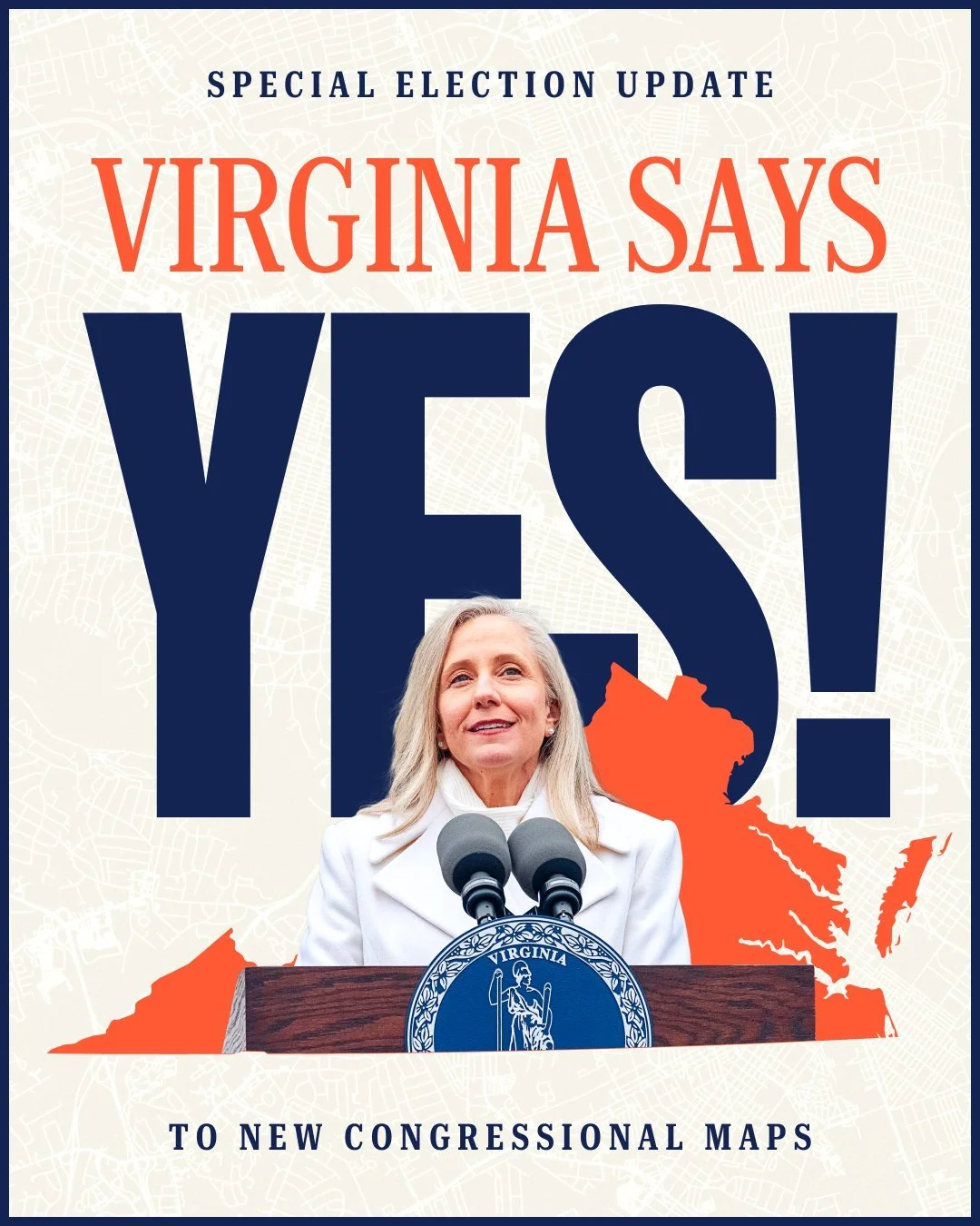 There was a collective sigh of relief heard around the nation last night, and you made it happen, Virginia. Thank you to every single person who added their YES vote to the winning total and gave our fellow Americans another reason to hope. @thedemoc