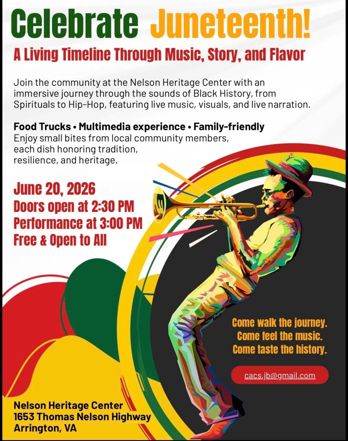 Celebrate Juneteenth at the Nelson Heritage Center in Arrington! 
https://www.nelsonheritagecenter.org/