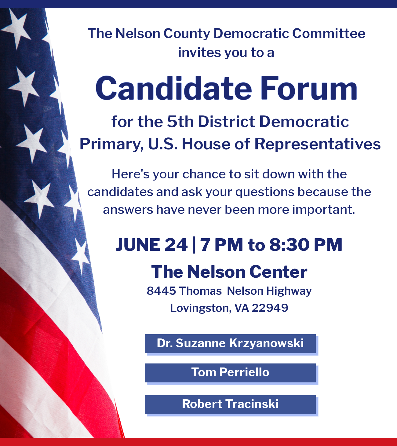 Congressional Candidate Forum
