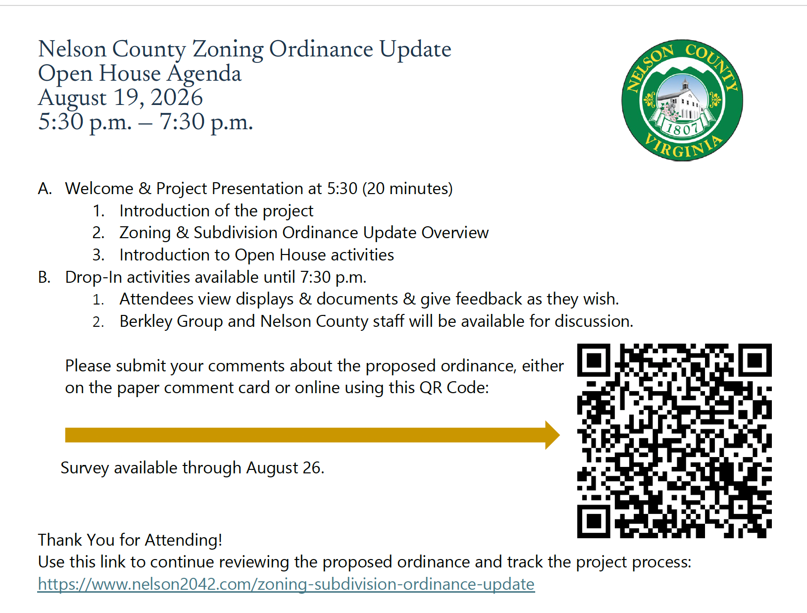 Zoning Draft Open House