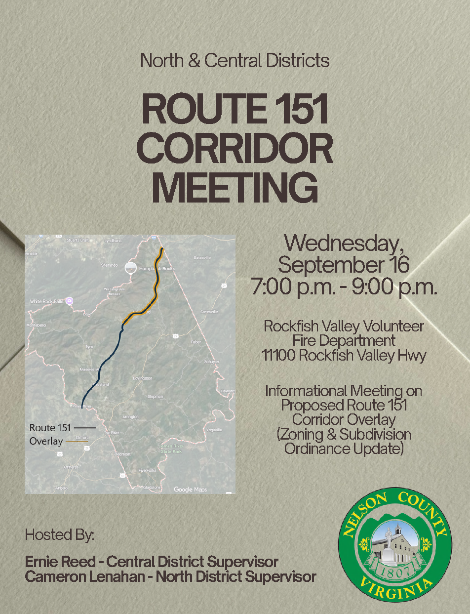 Route 151 Corridor Meeting