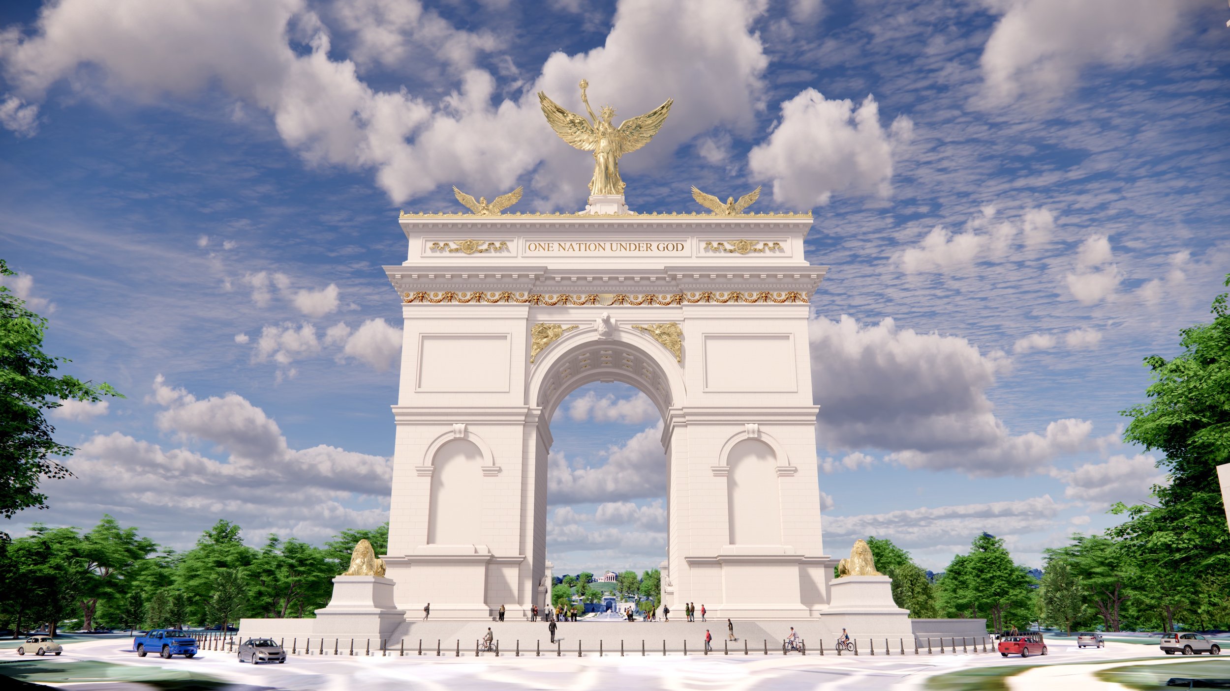 Americans are struggling to afford groceries, and as many as 1.5 million children have lost SNAP food aid due to Republican cuts. Meanwhile, the president wants to build a multi-million-dollar &ldquo;triumphal&rdquo; arch that&rsquo;s only going to f
