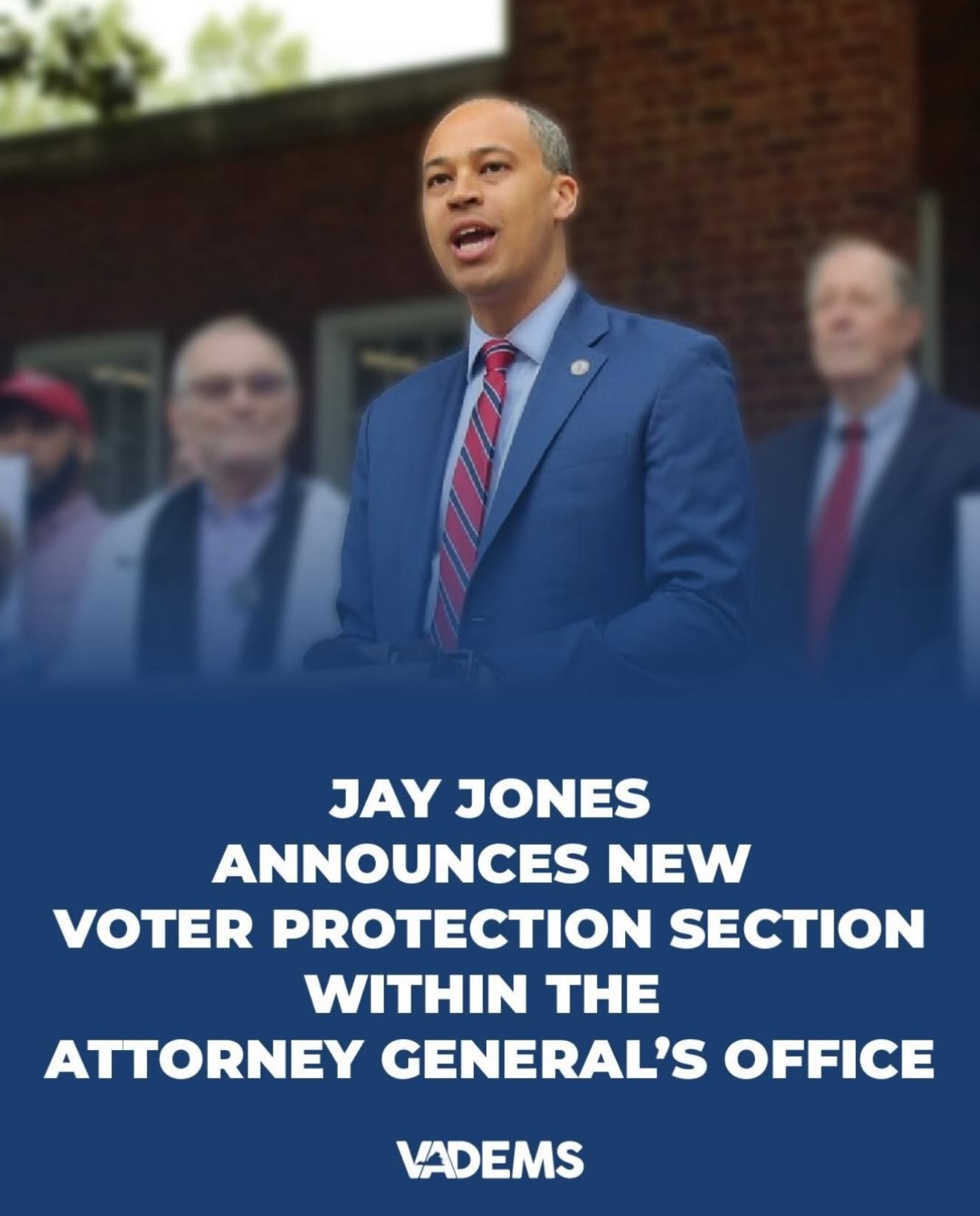 Our voting rights are under attack, but Virginia isn't having it. Attorney General Jay Jones just dedicated a legal team to work year-round to defend our right to vote against intimidation and unlawful interference. Now let's do our part and go exerc